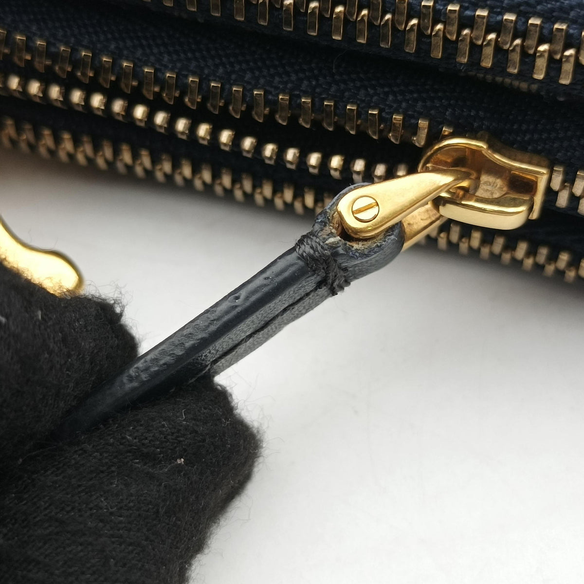 Pre-owned Christian Dior Saddle Blue Jacquard  shoulderbag | stylenewstar