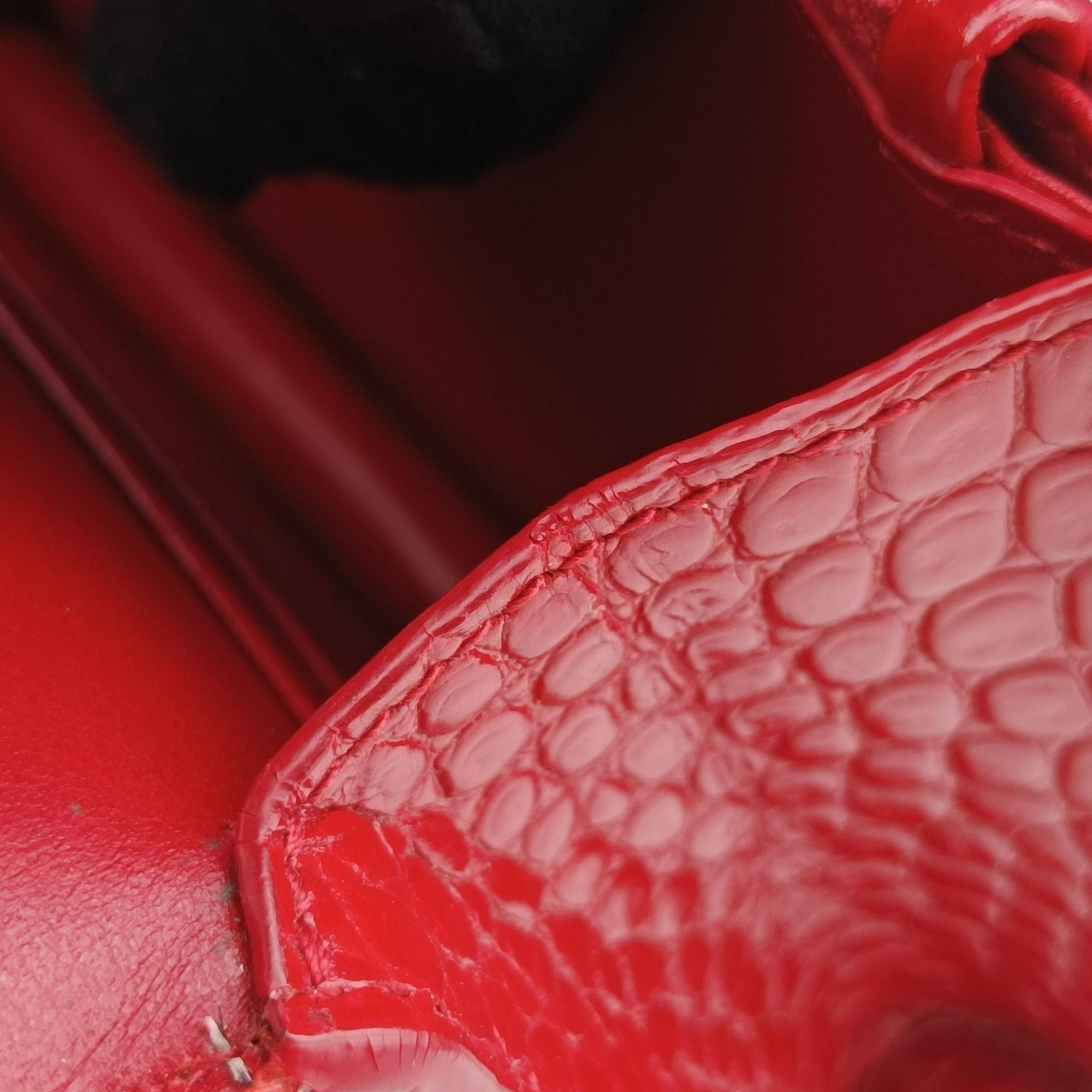 Secondhand Yves Saint Laurent Sunset Red Leather 533026 shoulderbag | stylenewstar