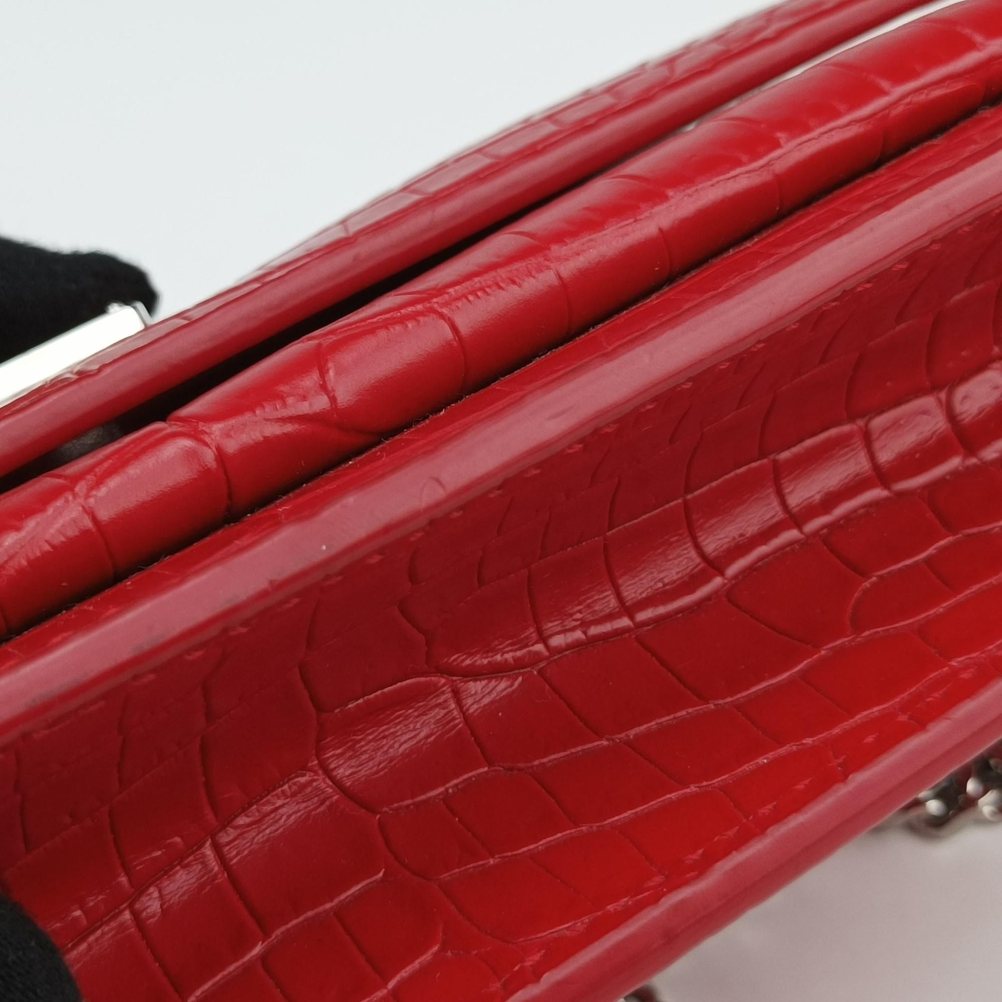 Secondhand Yves Saint Laurent Sunset Red Leather 533026 shoulderbag | stylenewstar
