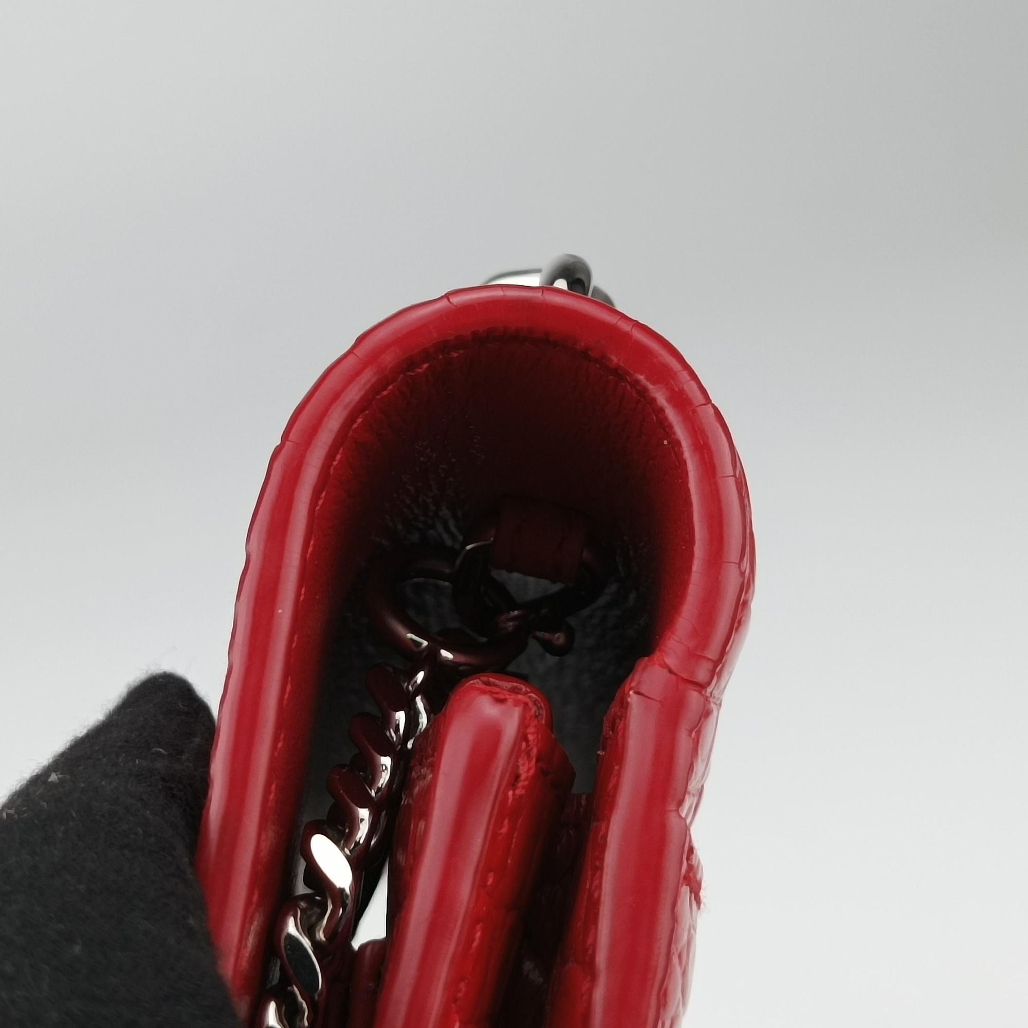 Secondhand Yves Saint Laurent Sunset Red Leather 533026 shoulderbag | stylenewstar