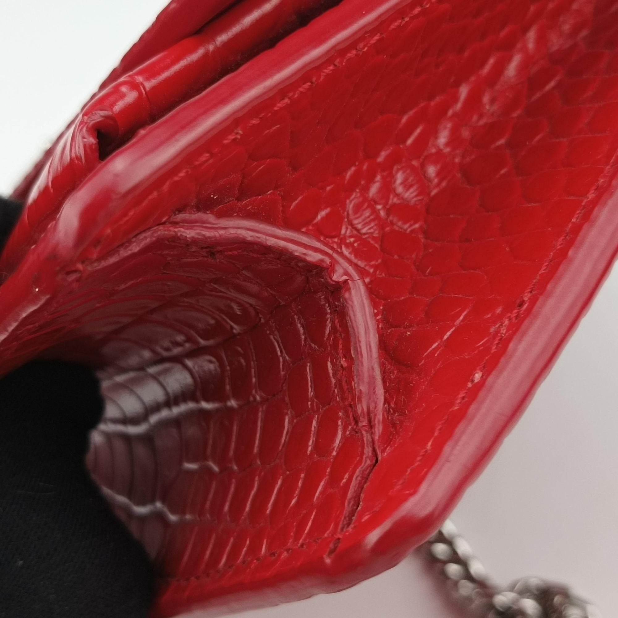 Secondhand Yves Saint Laurent Sunset Red Leather 533026 shoulderbag | stylenewstar