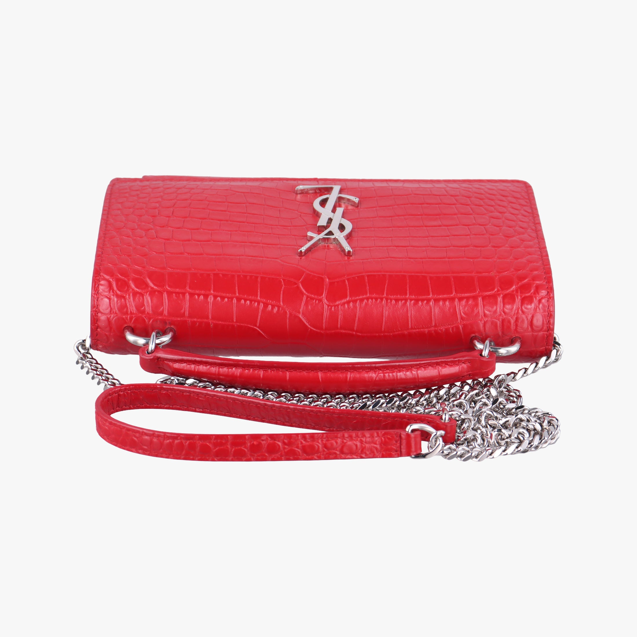 Secondhand Yves Saint Laurent Sunset Red Leather 533026 shoulderbag | stylenewstar