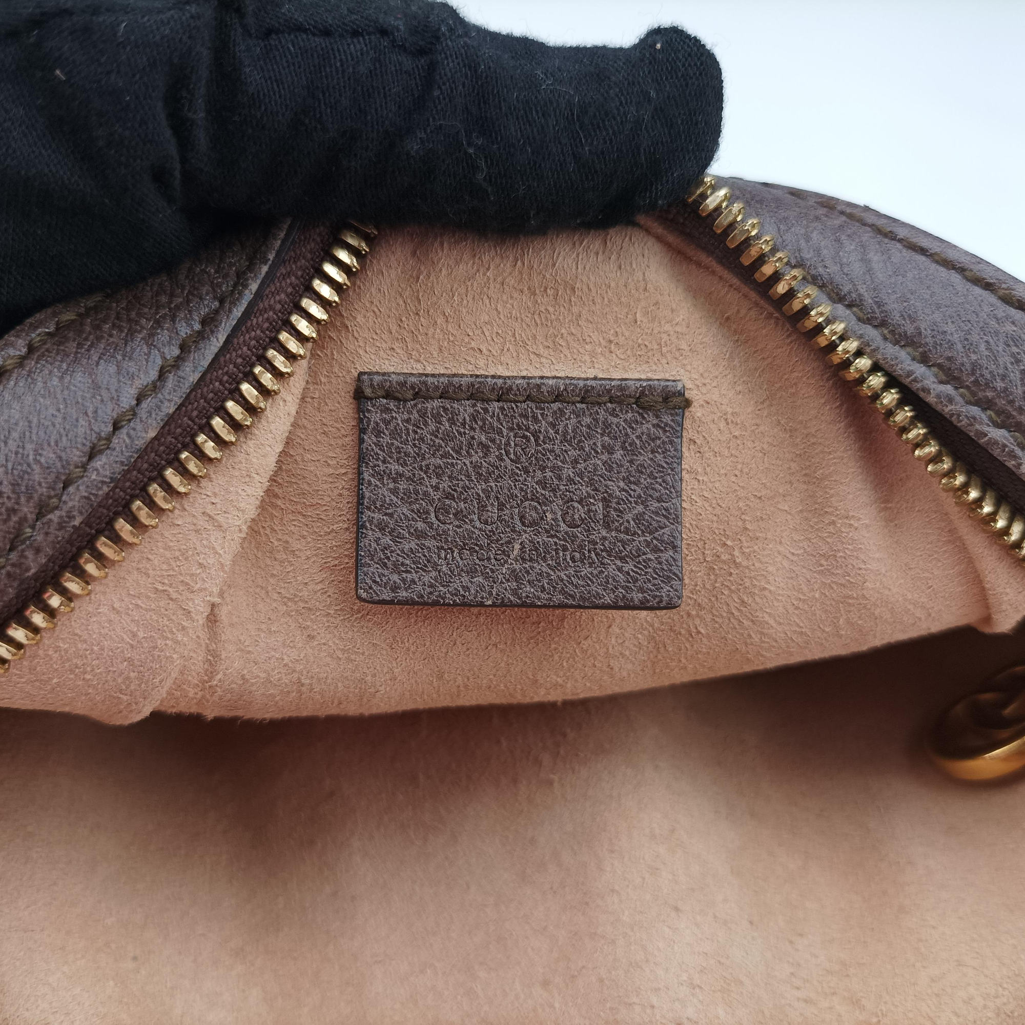 Pre-owned Gucci Ophidia Brown×beige×multi PVC coated canvas×Leather 550618 shoulderbag | stylenewstar