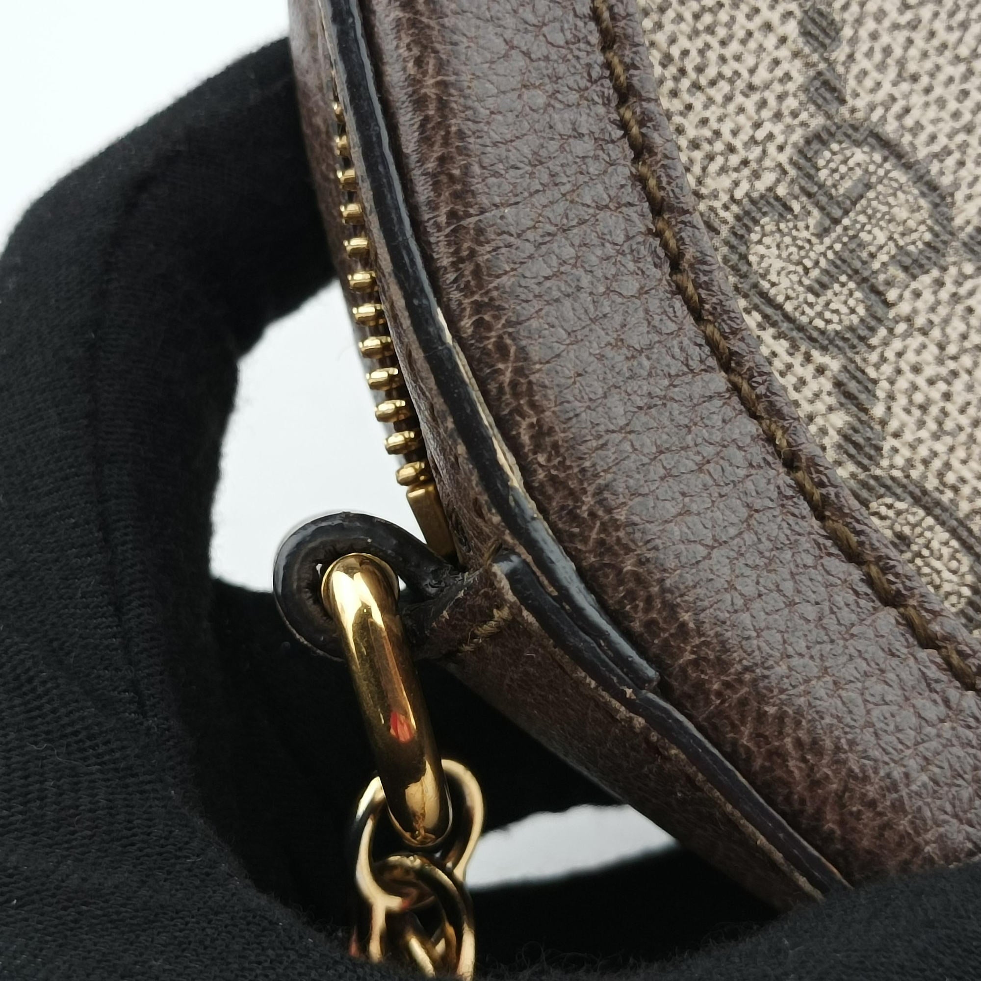 Pre-owned Gucci Ophidia Brown×beige×multi PVC coated canvas×Leather 550618 shoulderbag | stylenewstar