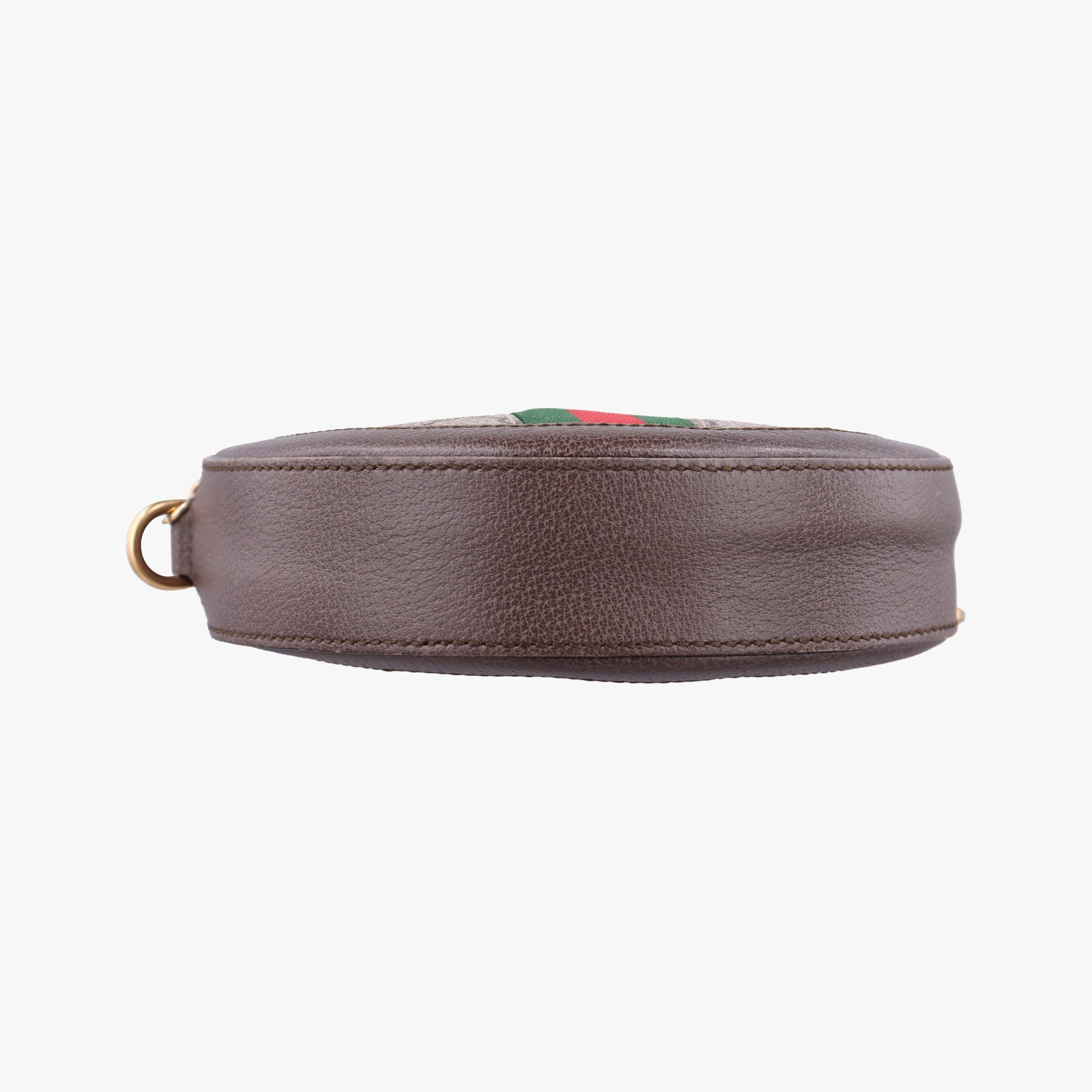 Pre-owned Gucci Ophidia Brown×beige×multi PVC coated canvas×Leather 550618 shoulderbag | stylenewstar