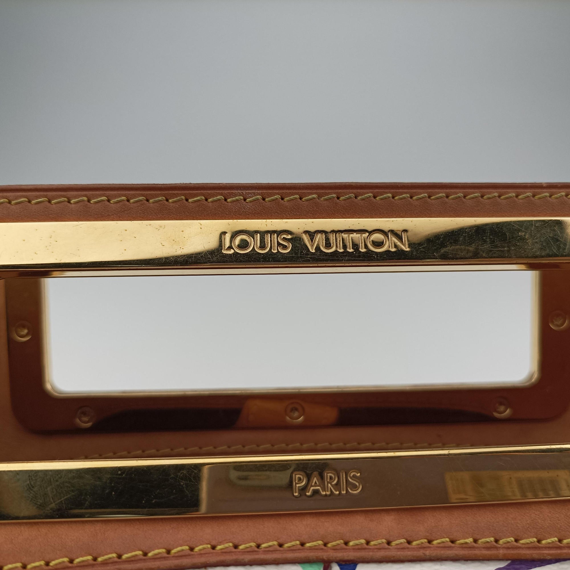Pre-owned Louis Vuitton JUDY MM white Monogram Multicolor M40255 shoulderbag | stylenewstar