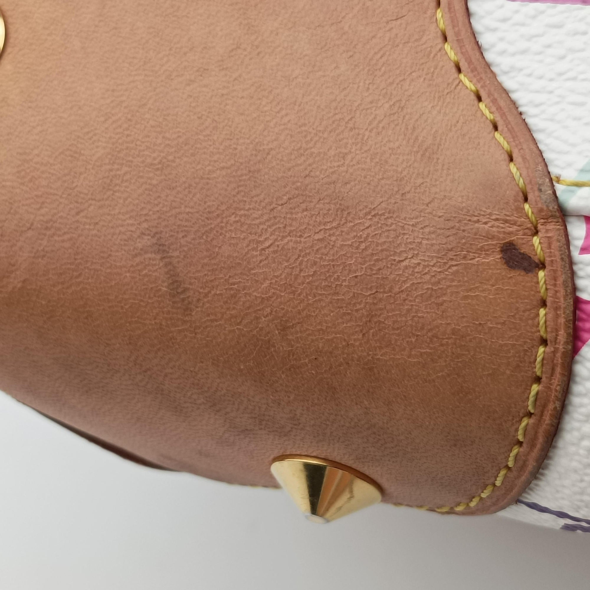 Pre-owned Louis Vuitton JUDY MM white Monogram Multicolor M40255 shoulderbag | stylenewstar