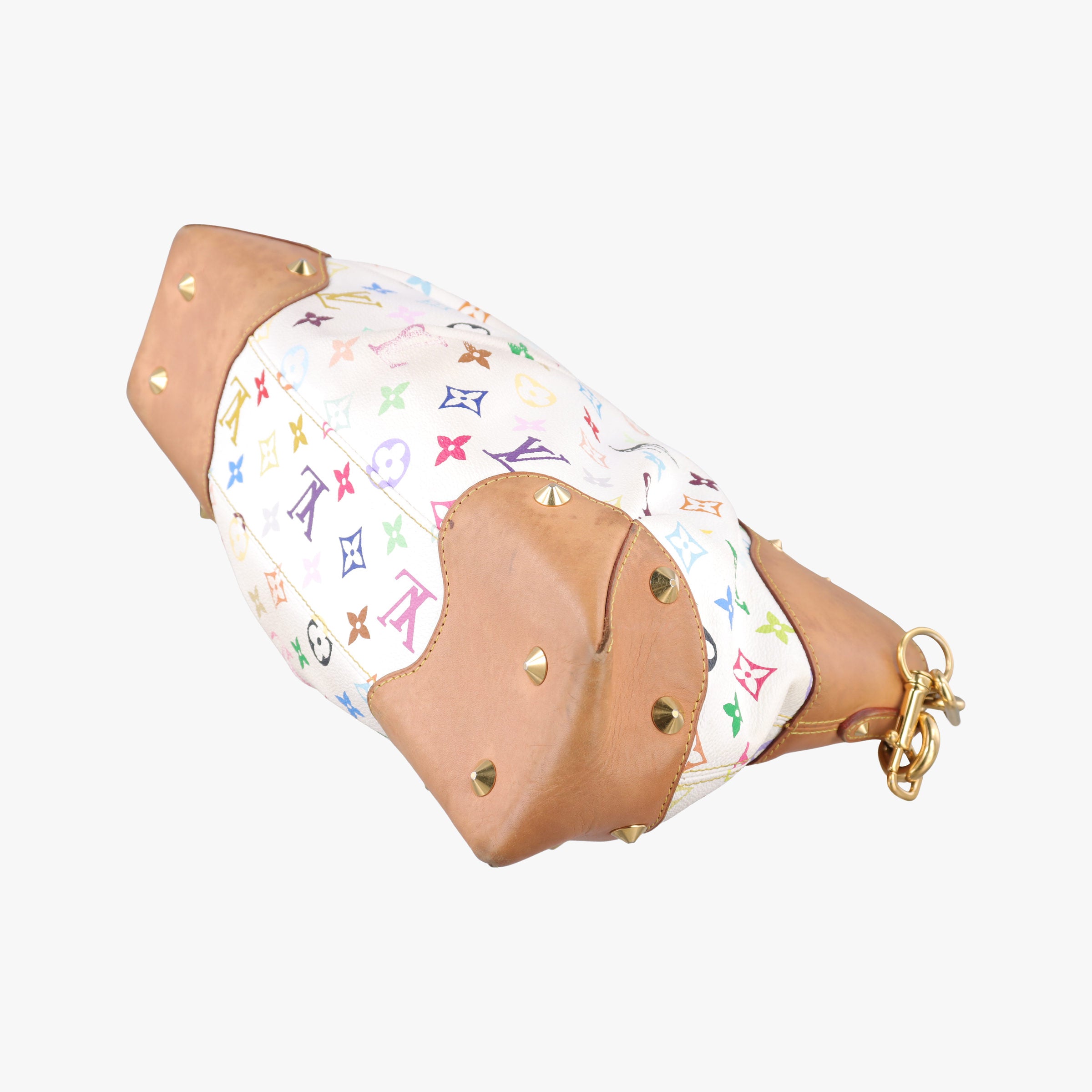 Pre-owned Louis Vuitton JUDY MM white Monogram Multicolor M40255 shoulderbag | stylenewstar