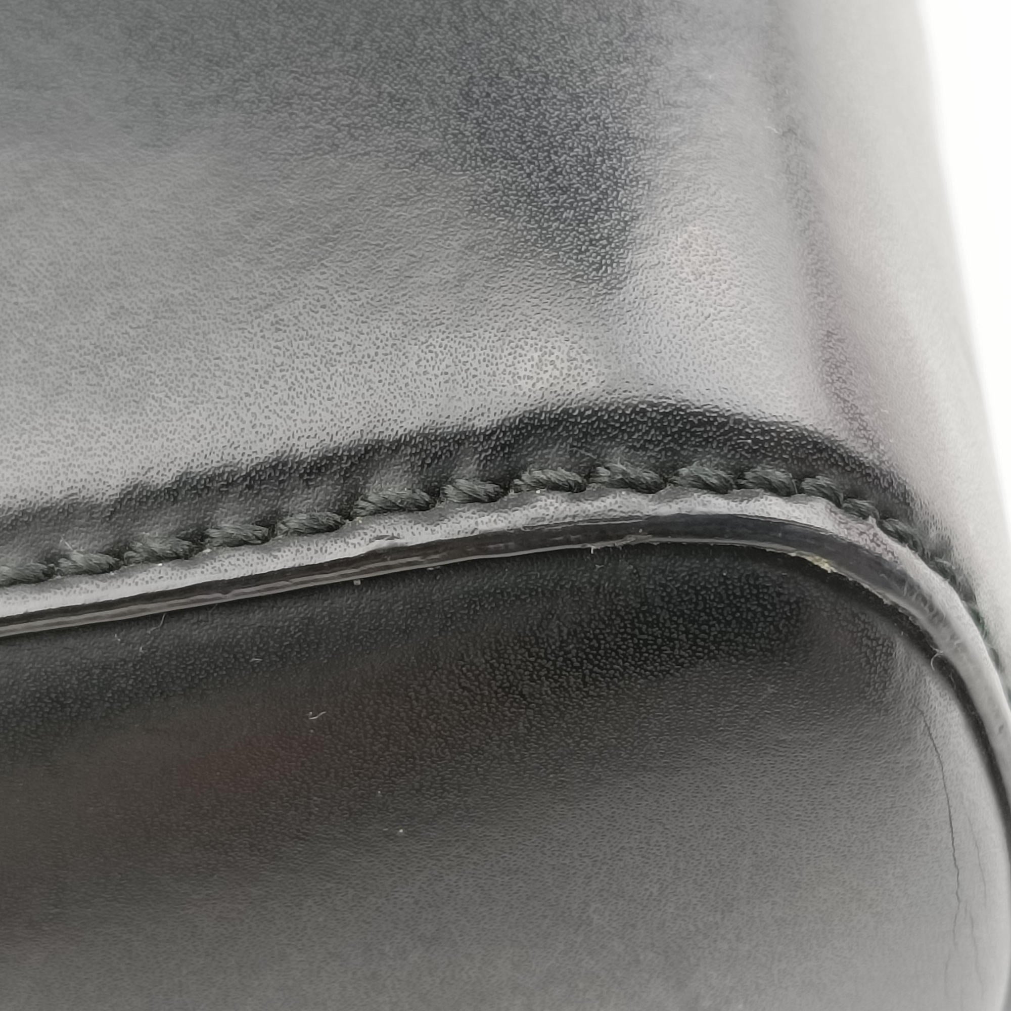 Secondhand Gucci Guccissima Black PVC coated canvas×Leather 474135 handbag | stylenewstar