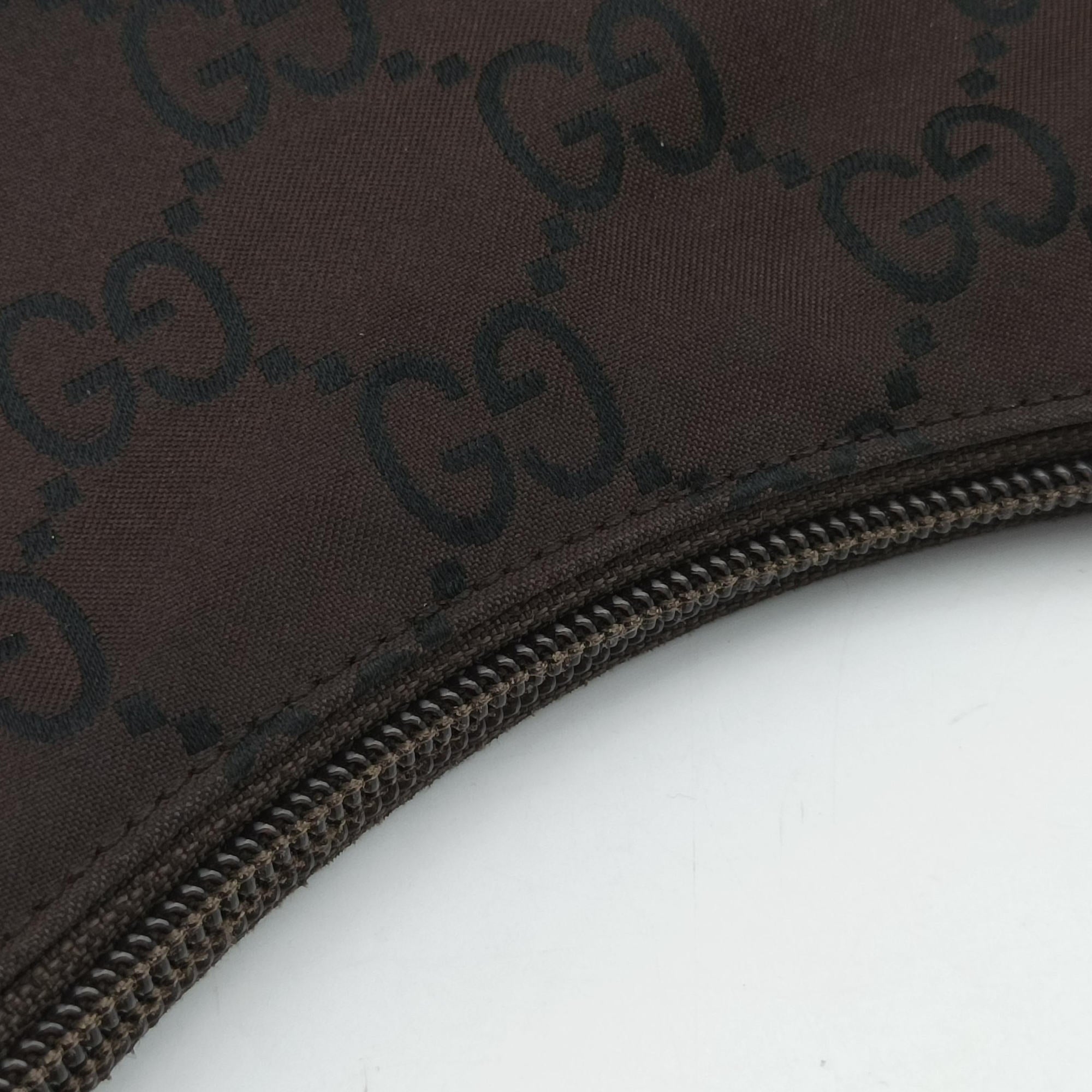 Secondhand Gucci GG pattern Brown Canvas×Leather 179774 shoulderbag | stylenewstar