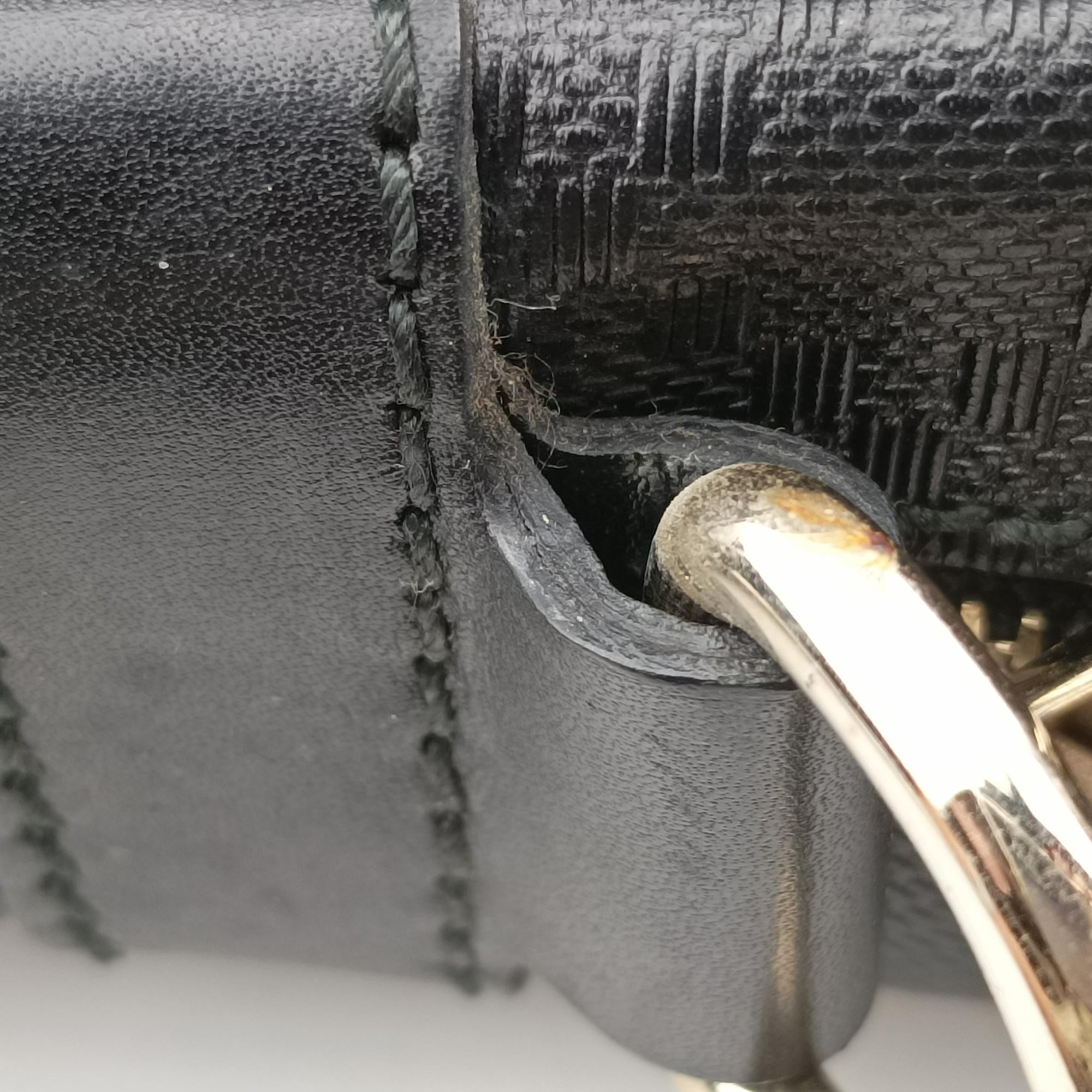 Pre-owned Gucci GG plus GG Supreme Briefcase Black Leather 201480 handbag | stylenewstar