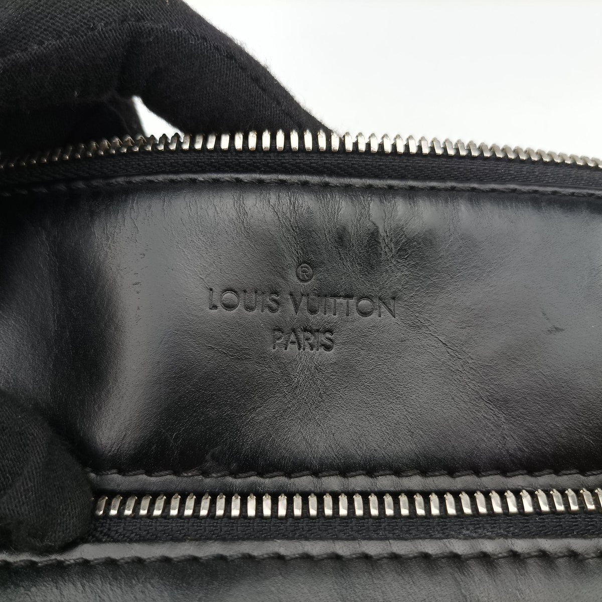 Pre-owned Louis Vuitton Porte-Documents Jour NM Noir Damier Graphite N48260 handbag | stylenewstar
