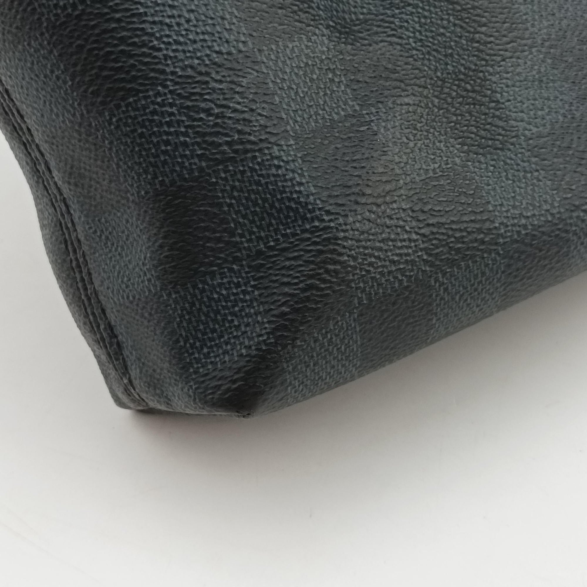 Pre-owned Louis Vuitton Porte-Documents Jour NM Noir Damier Graphite N48260 handbag | stylenewstar