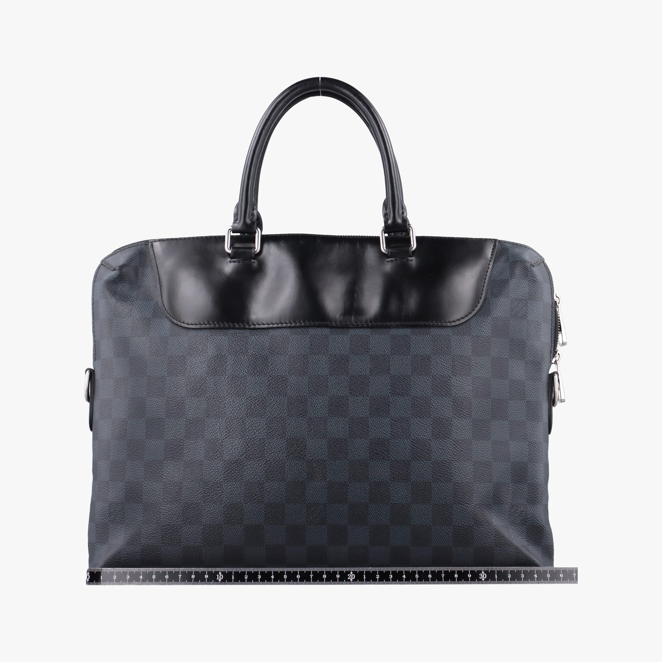 Pre-owned Louis Vuitton Porte-Documents Jour NM Noir Damier Graphite N48260 handbag | stylenewstar