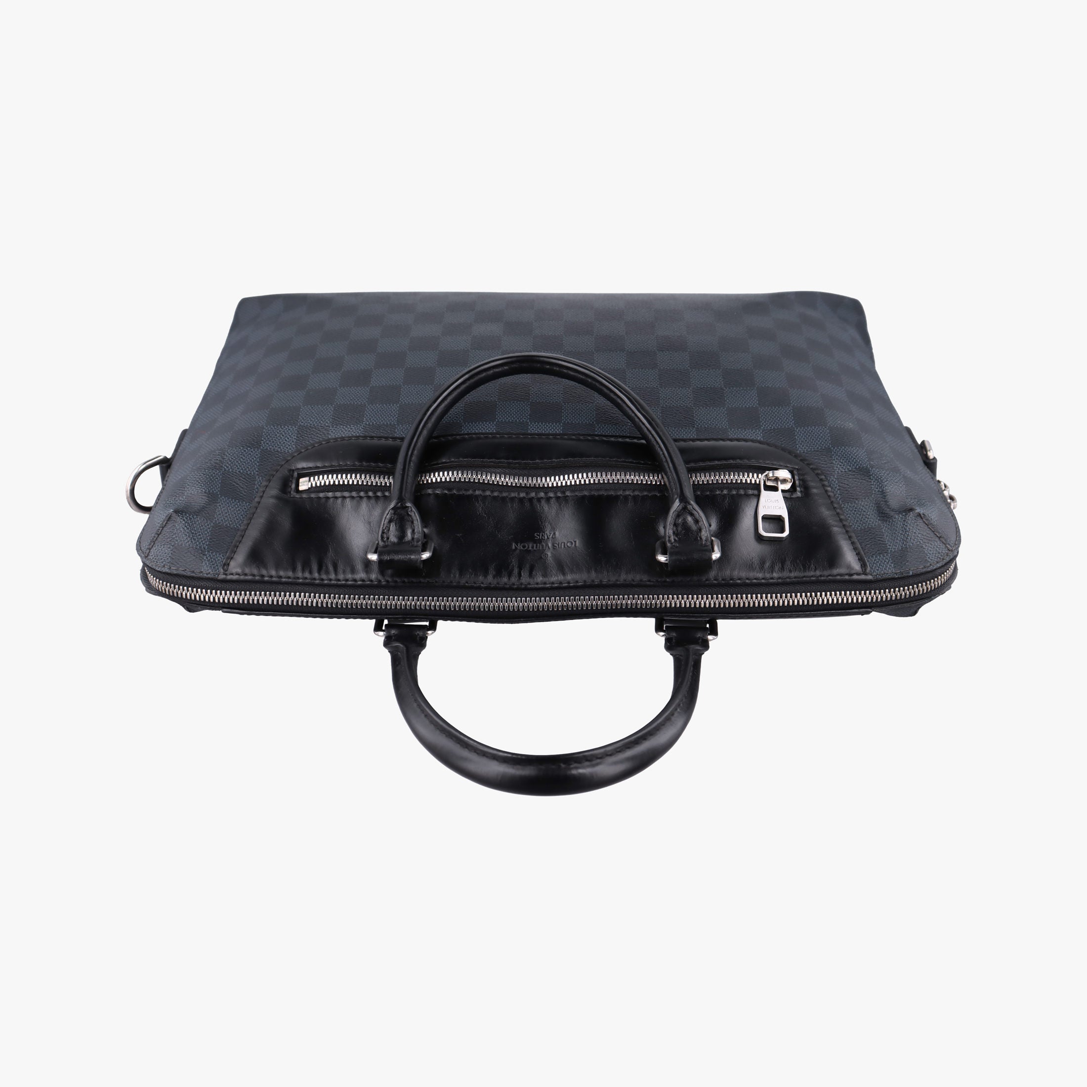 Pre-owned Louis Vuitton Porte-Documents Jour NM Noir Damier Graphite N48260 handbag | stylenewstar