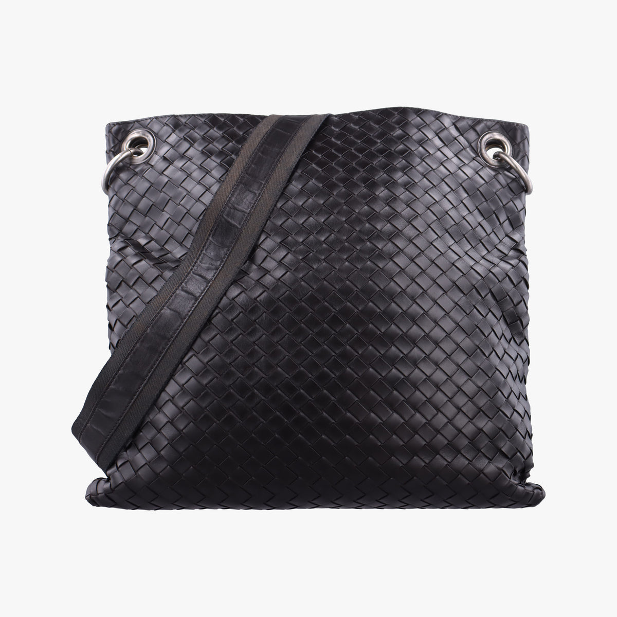 Vintage Bottega Veneta Intrecciato Brown lambskin  shoulderbag | stylenewstar