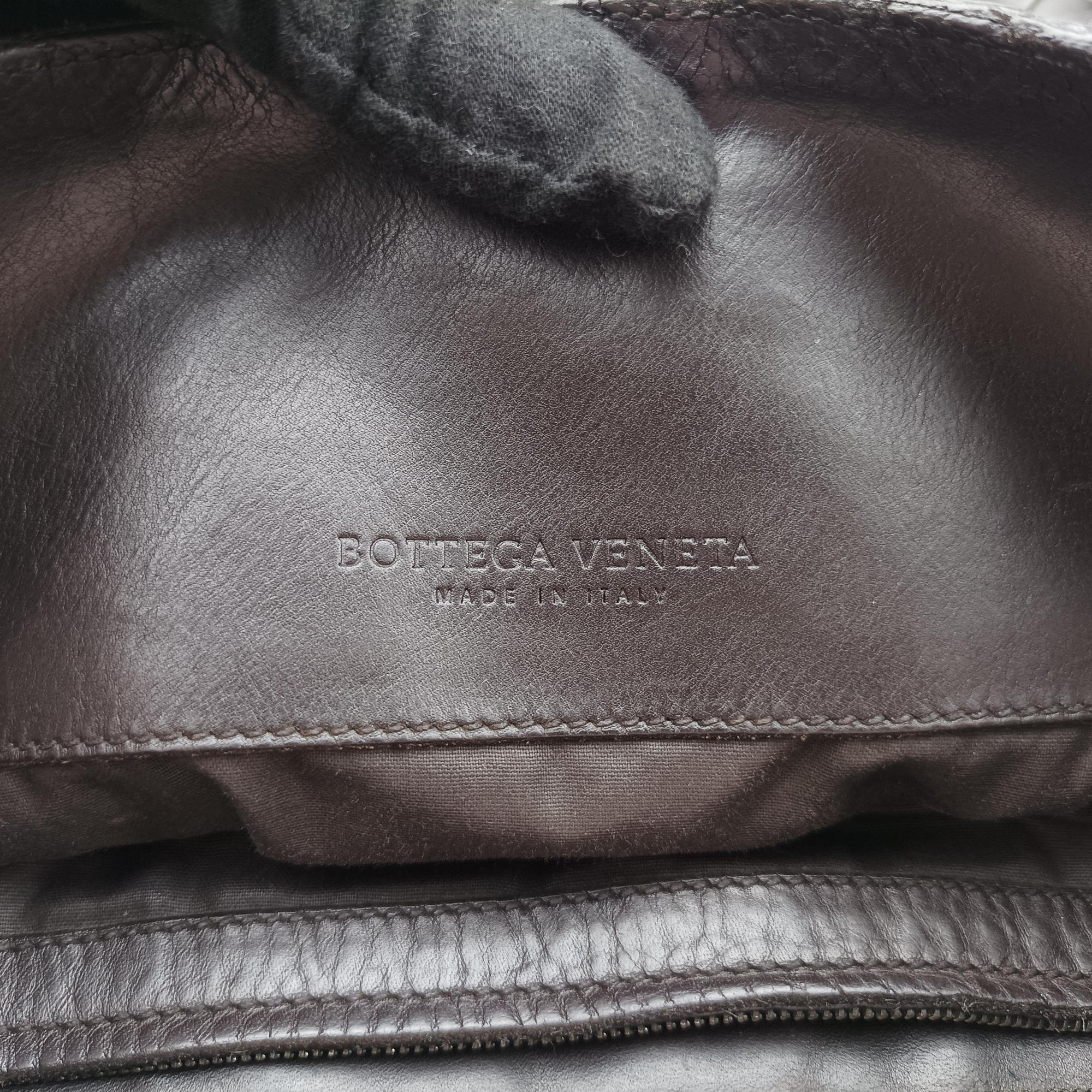 Vintage Bottega Veneta Intrecciato Brown lambskin  shoulderbag | stylenewstar