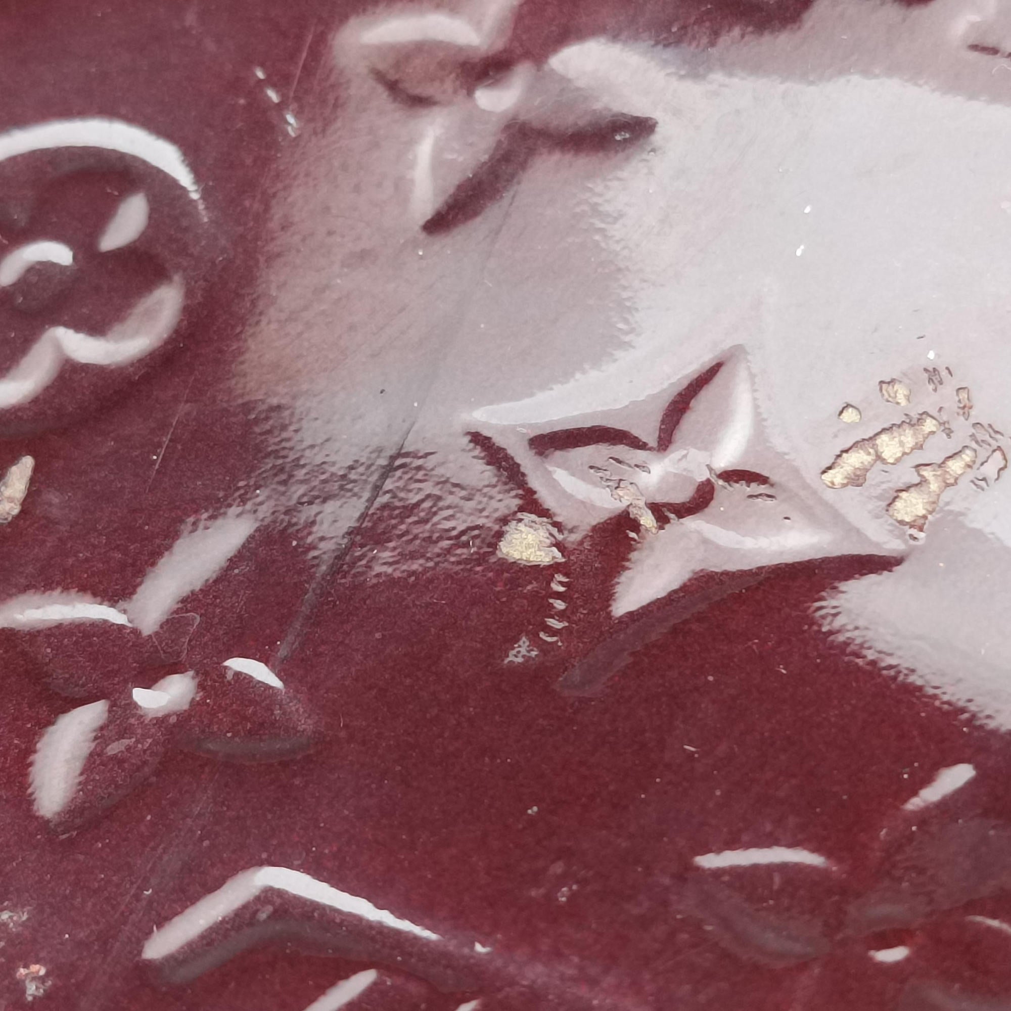 Pre-owned Louis Vuitton MELROSE AVENUE AMARANTE Vernis M93757 handbag | stylenewstar