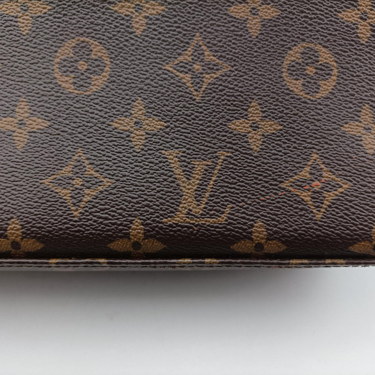 Secondhand Louis Vuitton SAINT MICHEL Monogram/Brown x Orange Monogram Canvas×epi  shoulderbag | stylenewstar