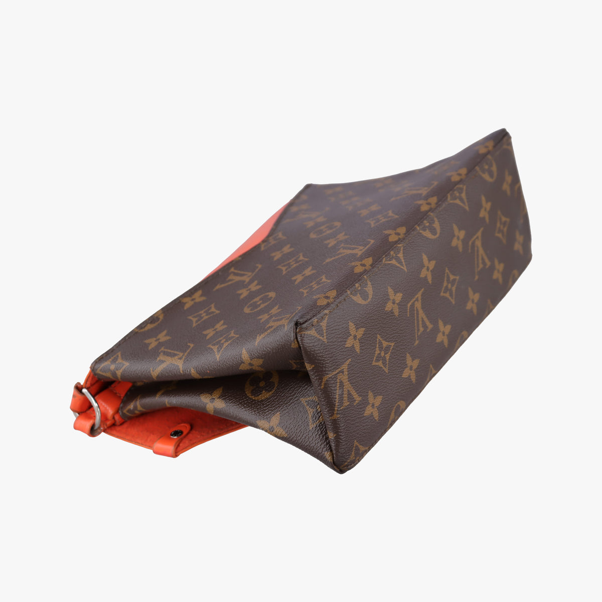 Secondhand Louis Vuitton SAINT MICHEL Monogram/Brown x Orange Monogram Canvas×epi  shoulderbag | stylenewstar
