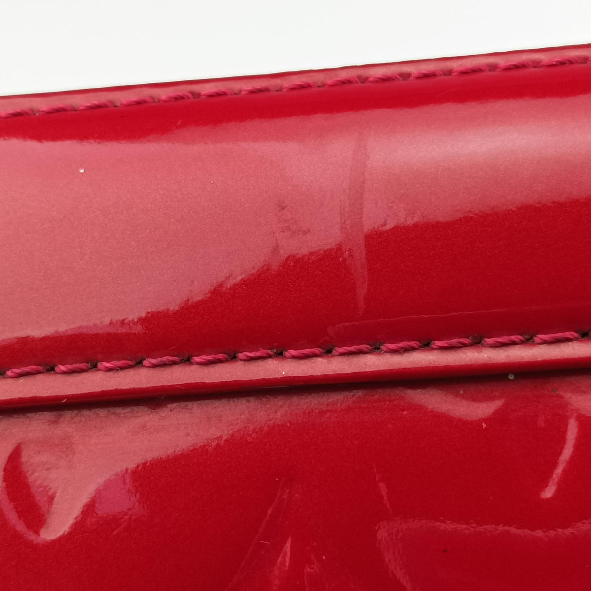 Pre-owned Louis Vuitton Alma PM pomme d'amour Vernis M90096 handbag | stylenewstar