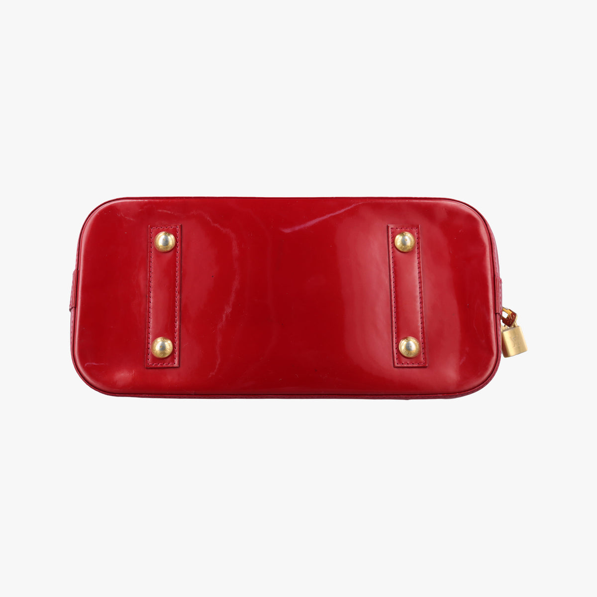 Pre-owned Louis Vuitton Alma PM pomme d'amour Vernis M90096 handbag | stylenewstar