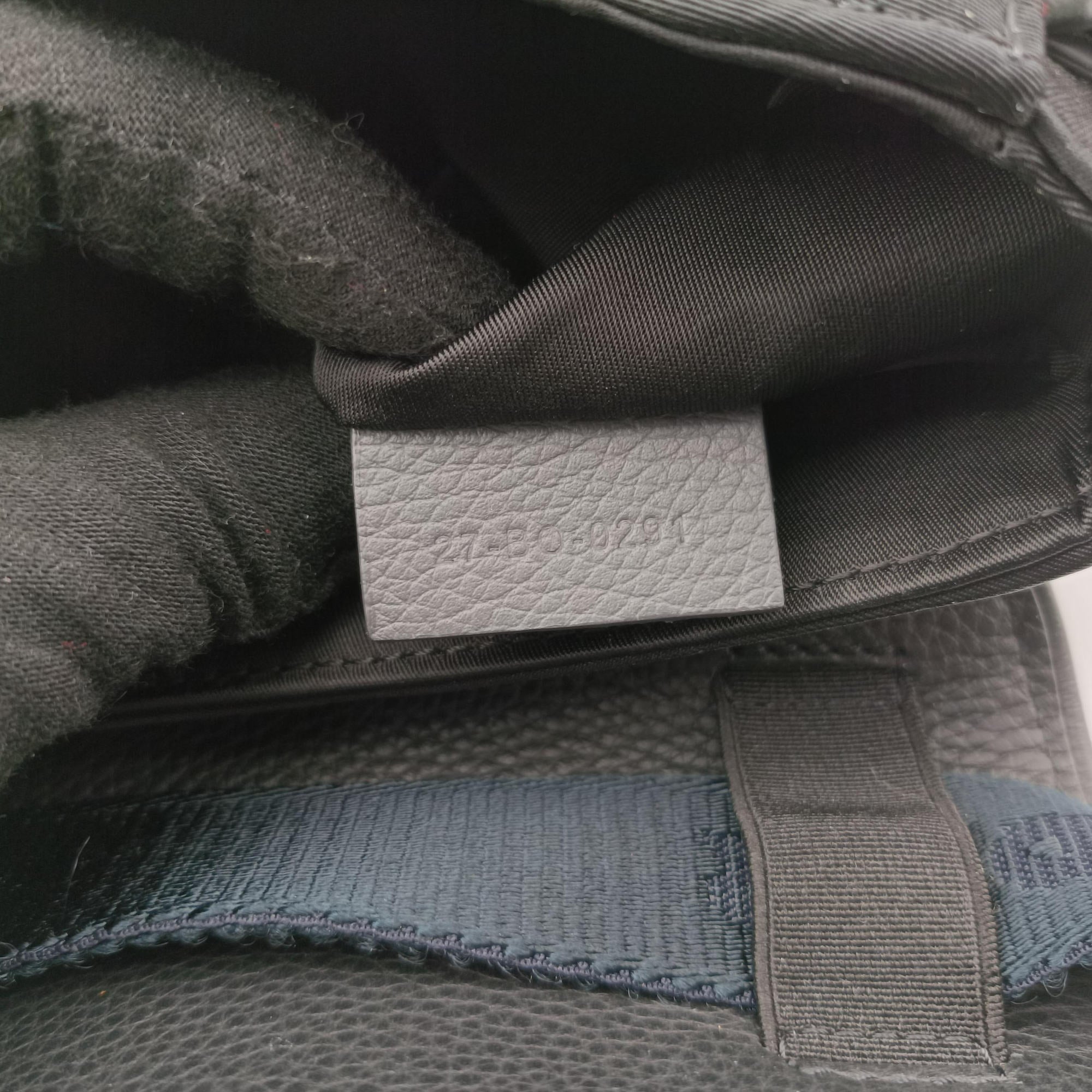 Secondhand Christian Dior saddle Black Leather×Nylon  shoulderbag | stylenewstar