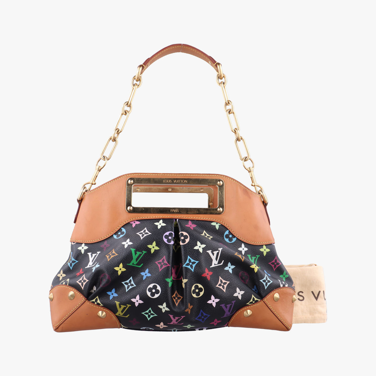 Pre-owned Louis Vuitton JUDY MM Noir Monogram Multicolor M40256 shoulderbag | stylenewstar