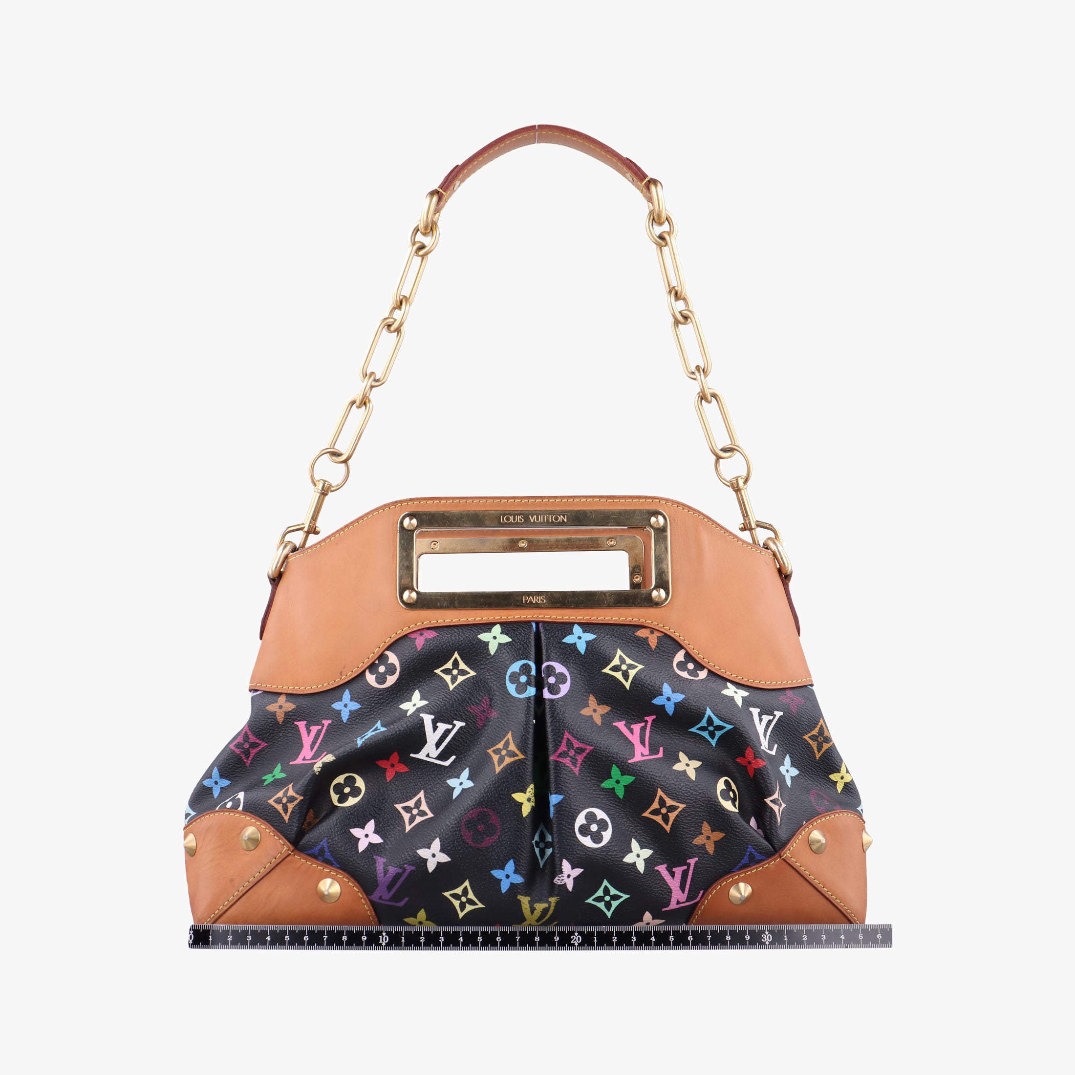 Pre-owned Louis Vuitton JUDY MM Noir Monogram Multicolor M40256 shoulderbag | stylenewstar