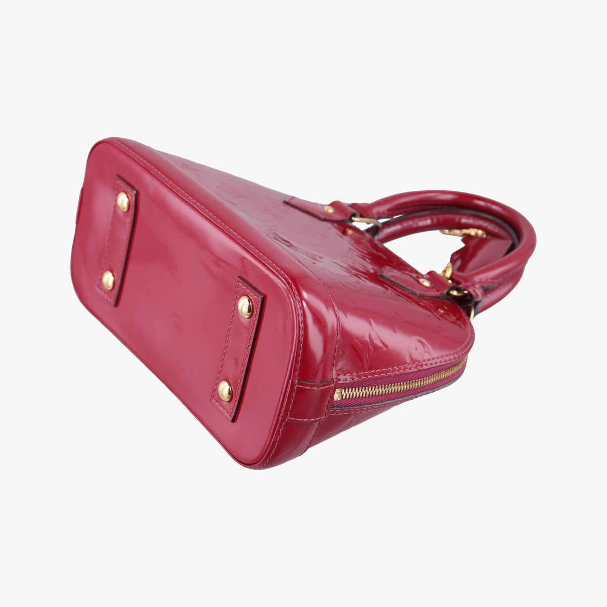 Secondhand Louis Vuitton Alma BB pomme d'amour Vernis M91606 shoulderbag | stylenewstar