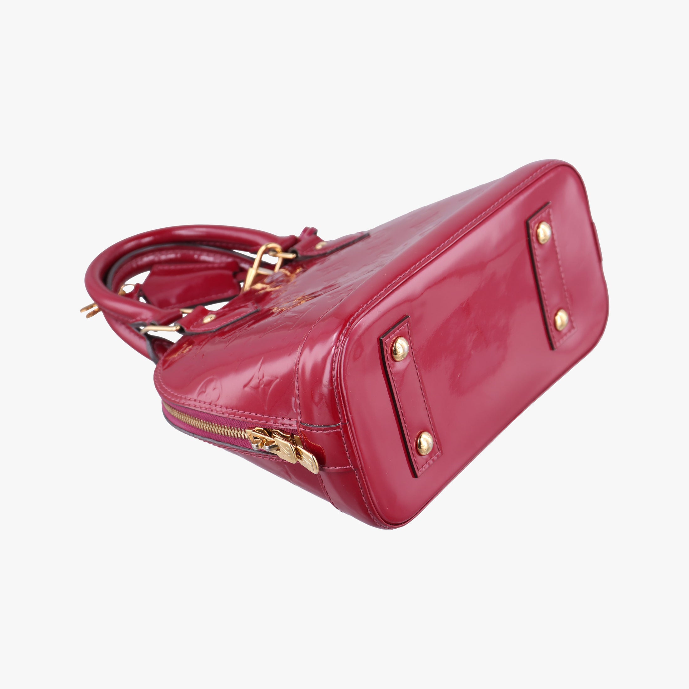 Secondhand Louis Vuitton Alma BB pomme d'amour Vernis M91606 shoulderbag | stylenewstar