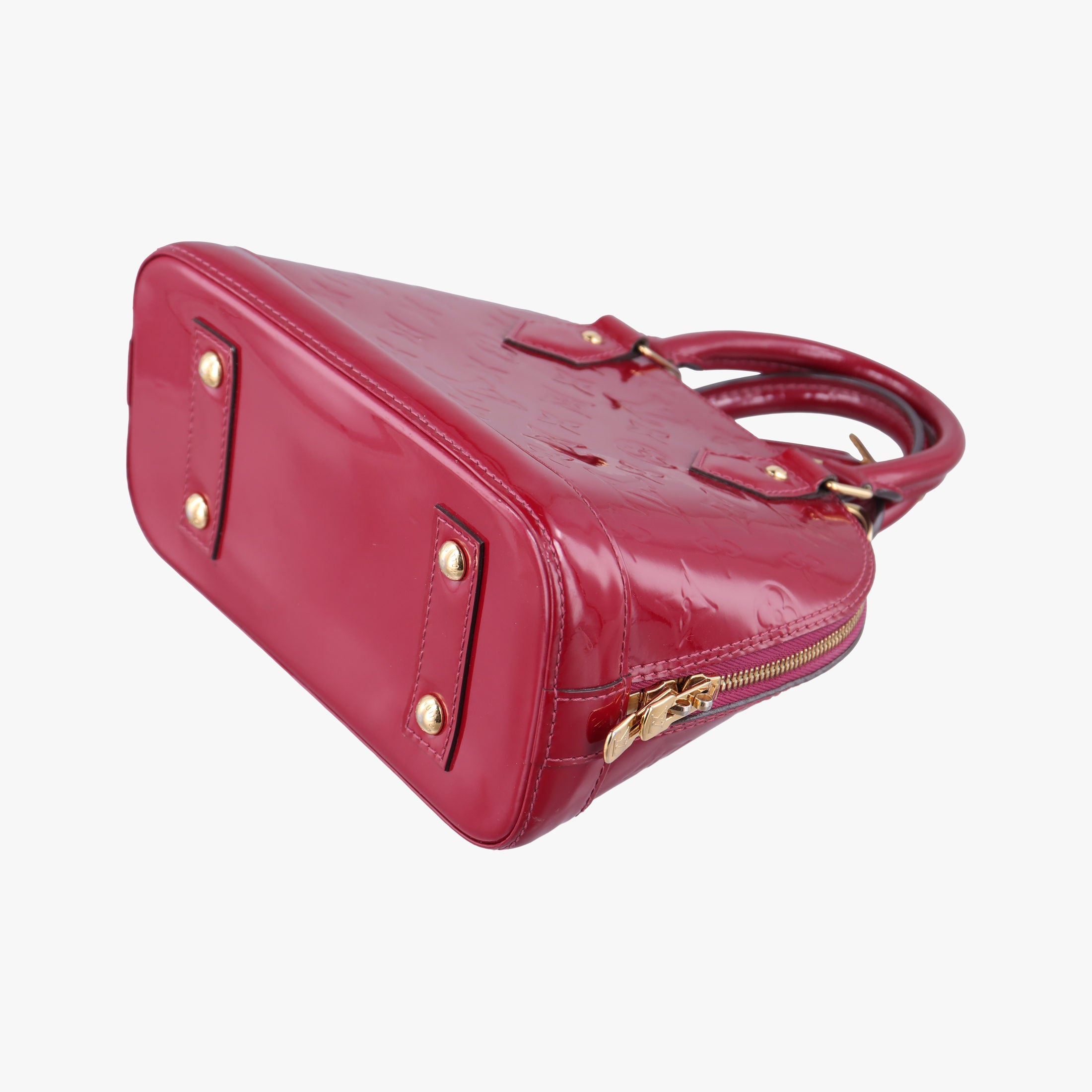 Secondhand Louis Vuitton Alma BB pomme d'amour Vernis M91606 shoulderbag | stylenewstar