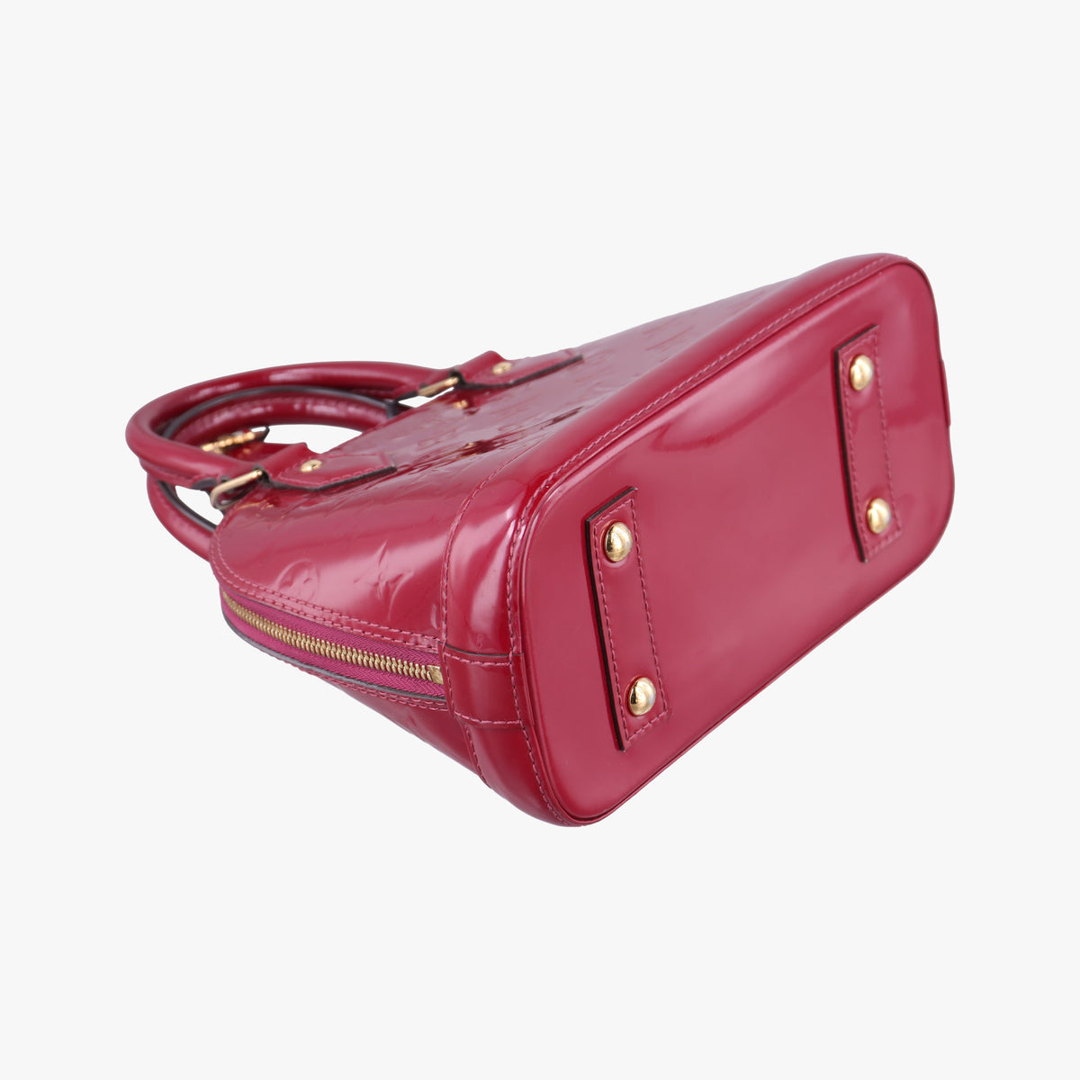Secondhand Louis Vuitton Alma BB pomme d'amour Vernis M91606 shoulderbag | stylenewstar