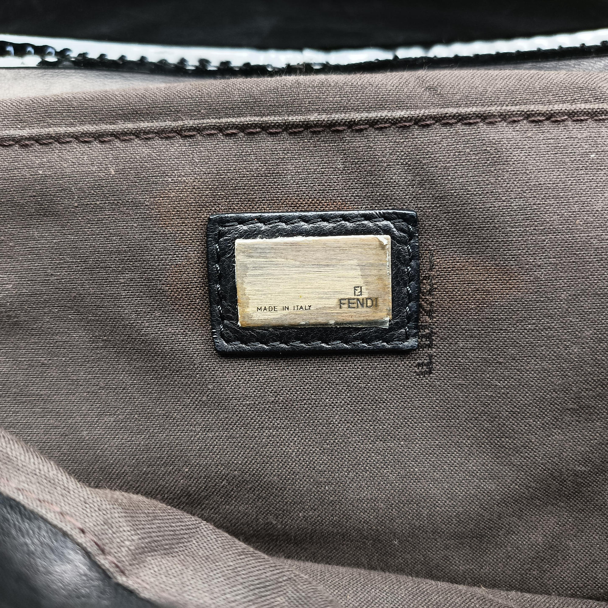 Pre-owned Fendi B Bag Brown pony hair 8BN165 shoulderbag | stylenewstar