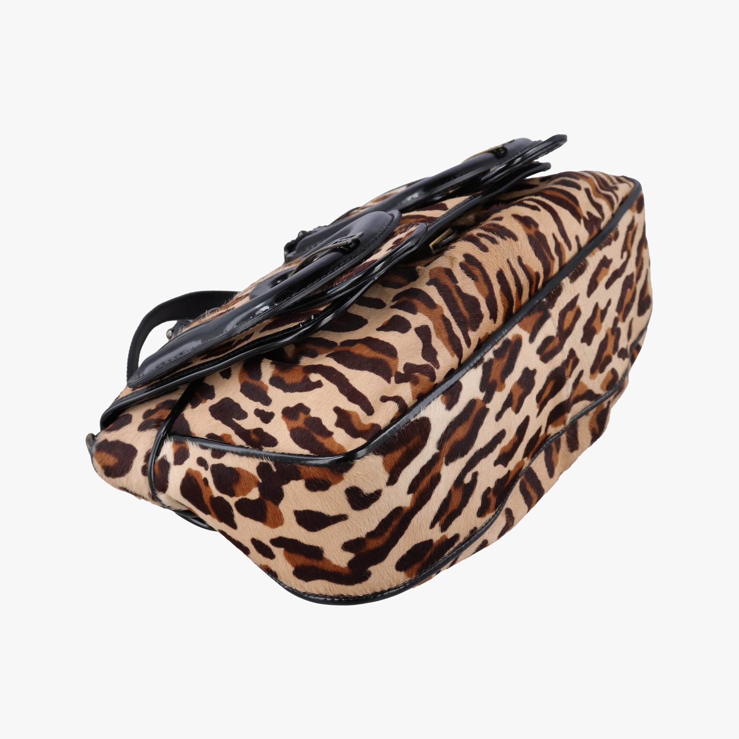 Pre-owned Fendi B Bag Brown pony hair 8BN165 shoulderbag | stylenewstar