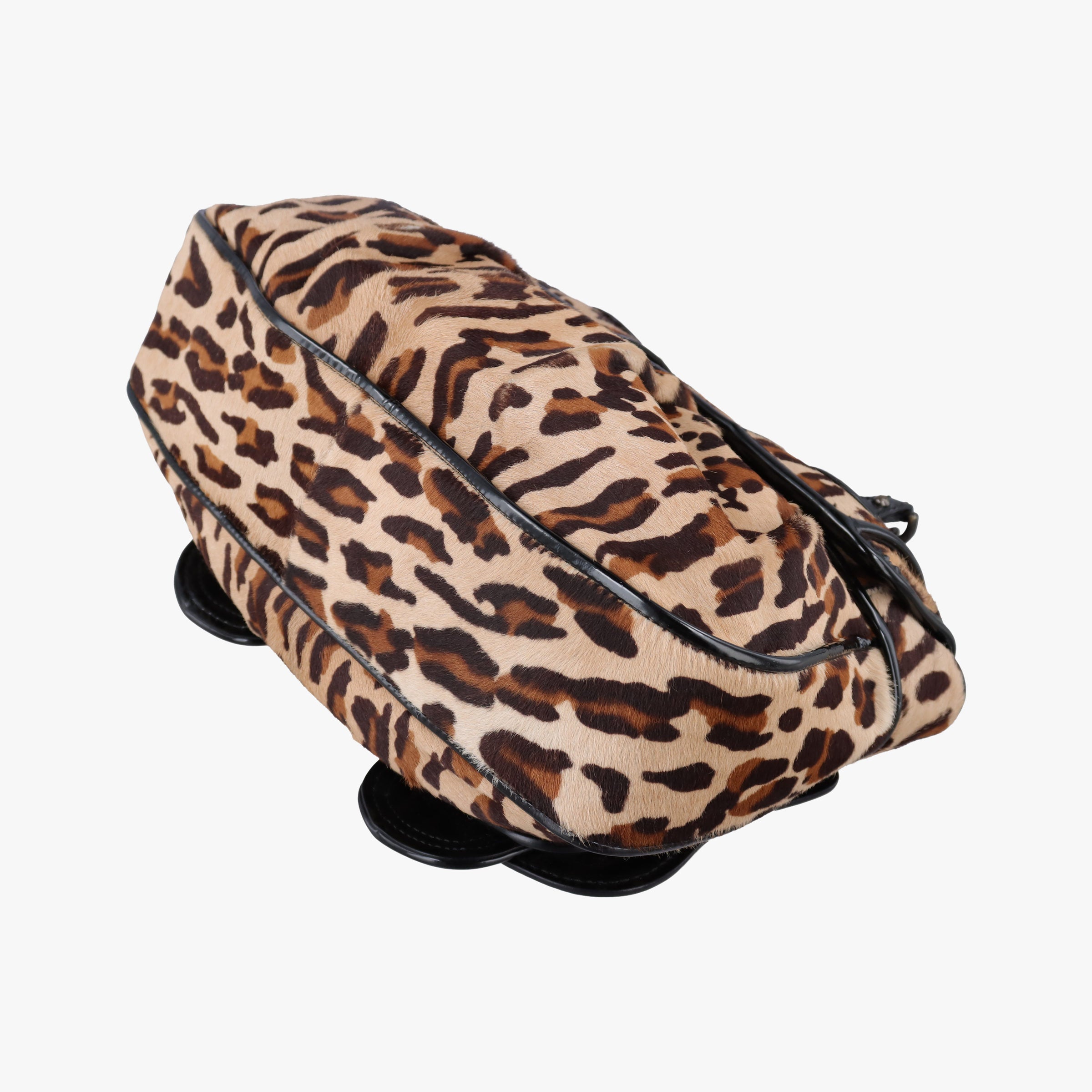 Pre-owned Fendi B Bag Brown pony hair 8BN165 shoulderbag | stylenewstar
