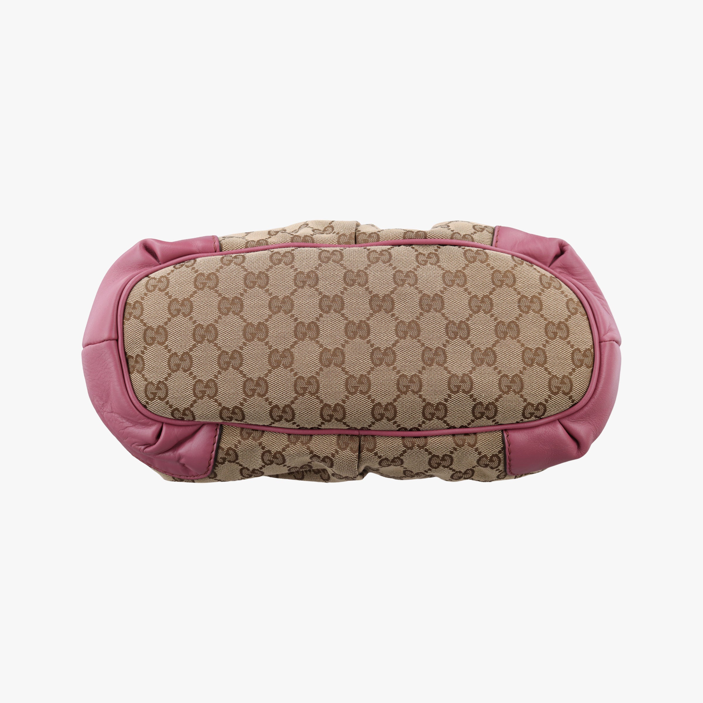 Vintage Gucci Sukey Beige × Pink Canvas×Leather 247902 shoulderbag | stylenewstar