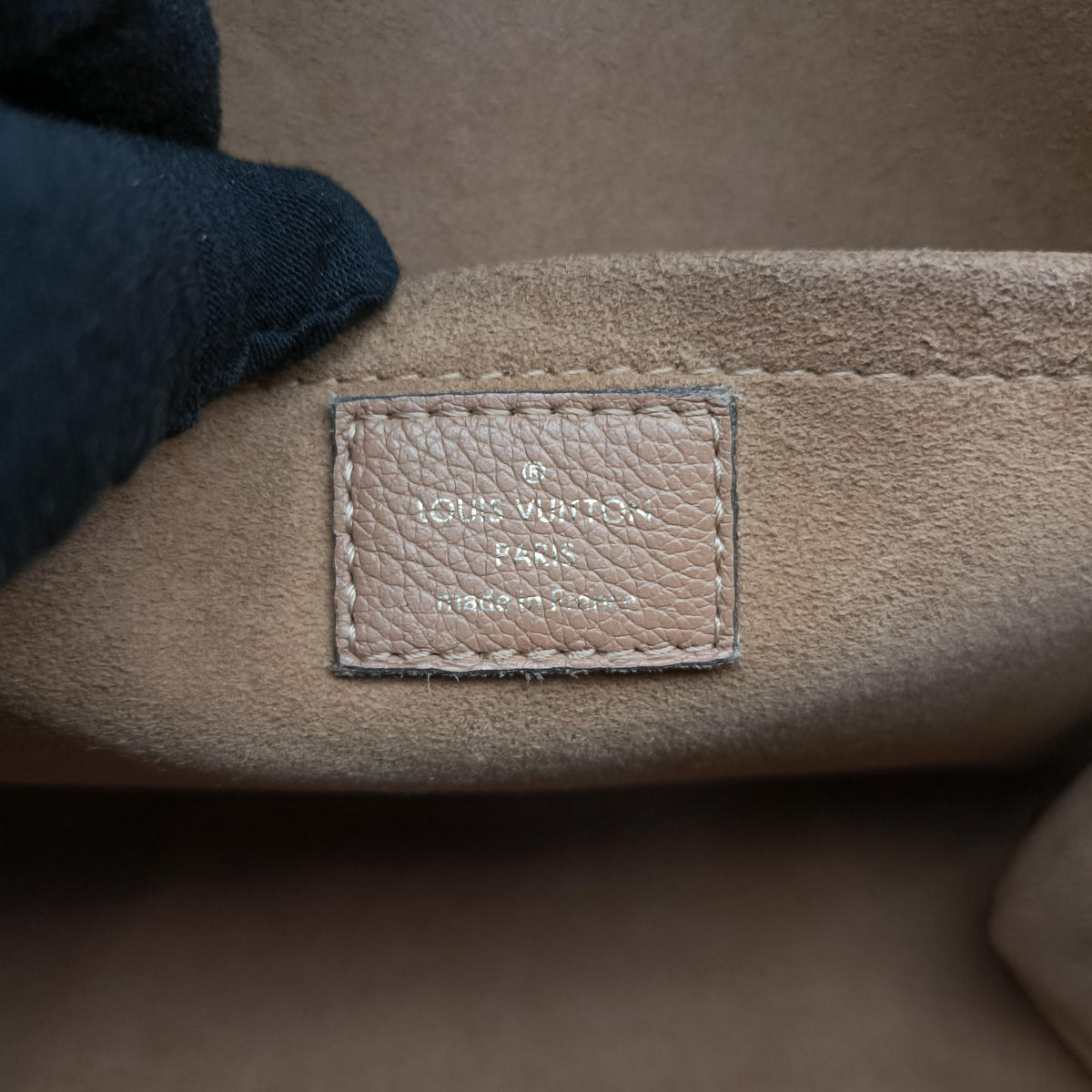 Pre-owned Louis Vuitton MARIGNAN brown×SESAME Monogram Canvas×calf leather M44259 shoulderbag | stylenewstar