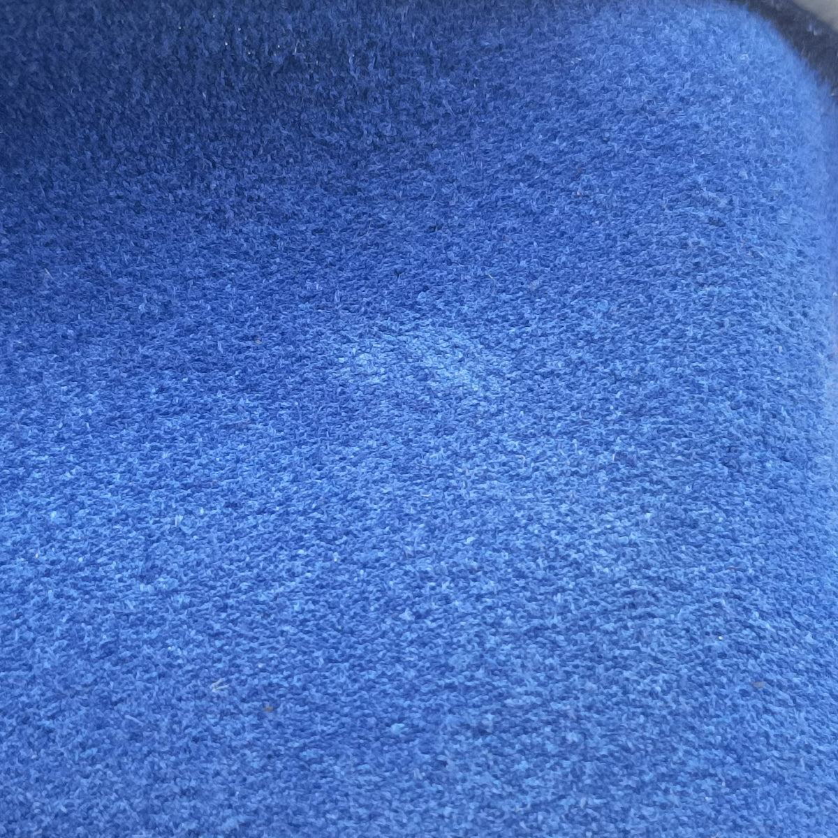 Pre-owned Celine Luggage Square Phantom Blue suede  handbag | stylenewstar