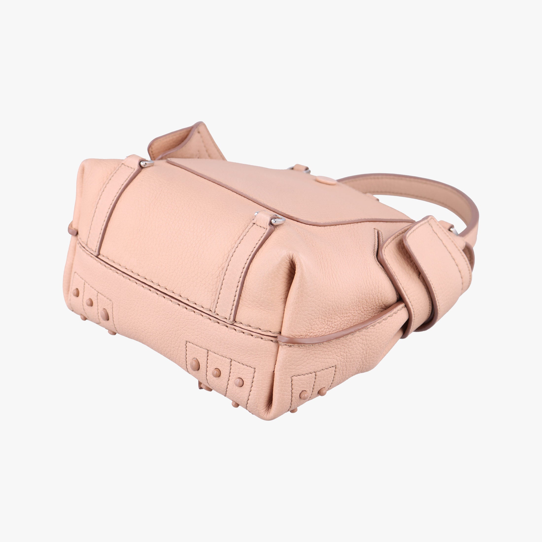 Pre-owned TODS Wave Beige Leather  shoulderbag | stylenewstar