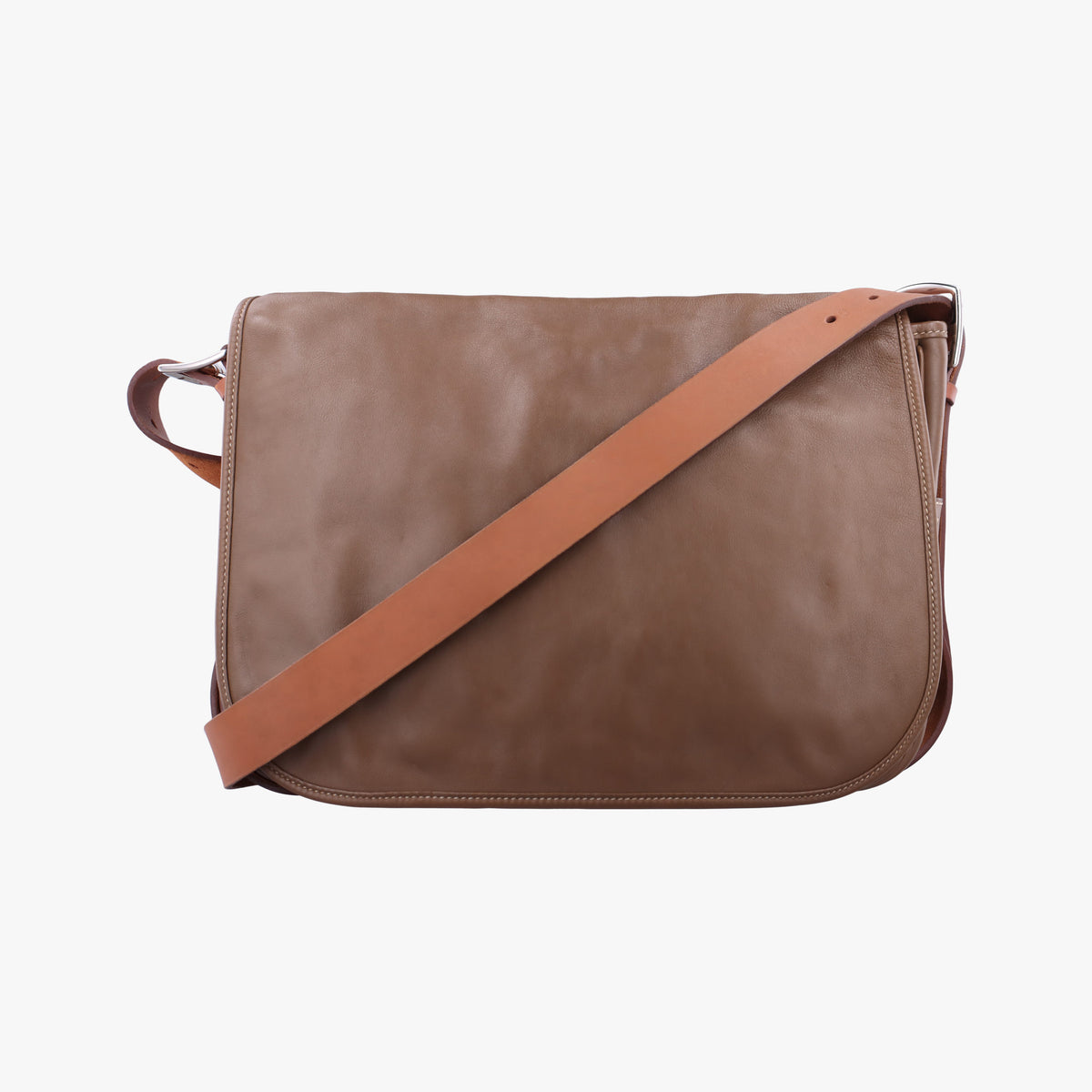 Secondhand Hermes Barda 30 Brown Sikkim  shoulderbag | stylenewstar