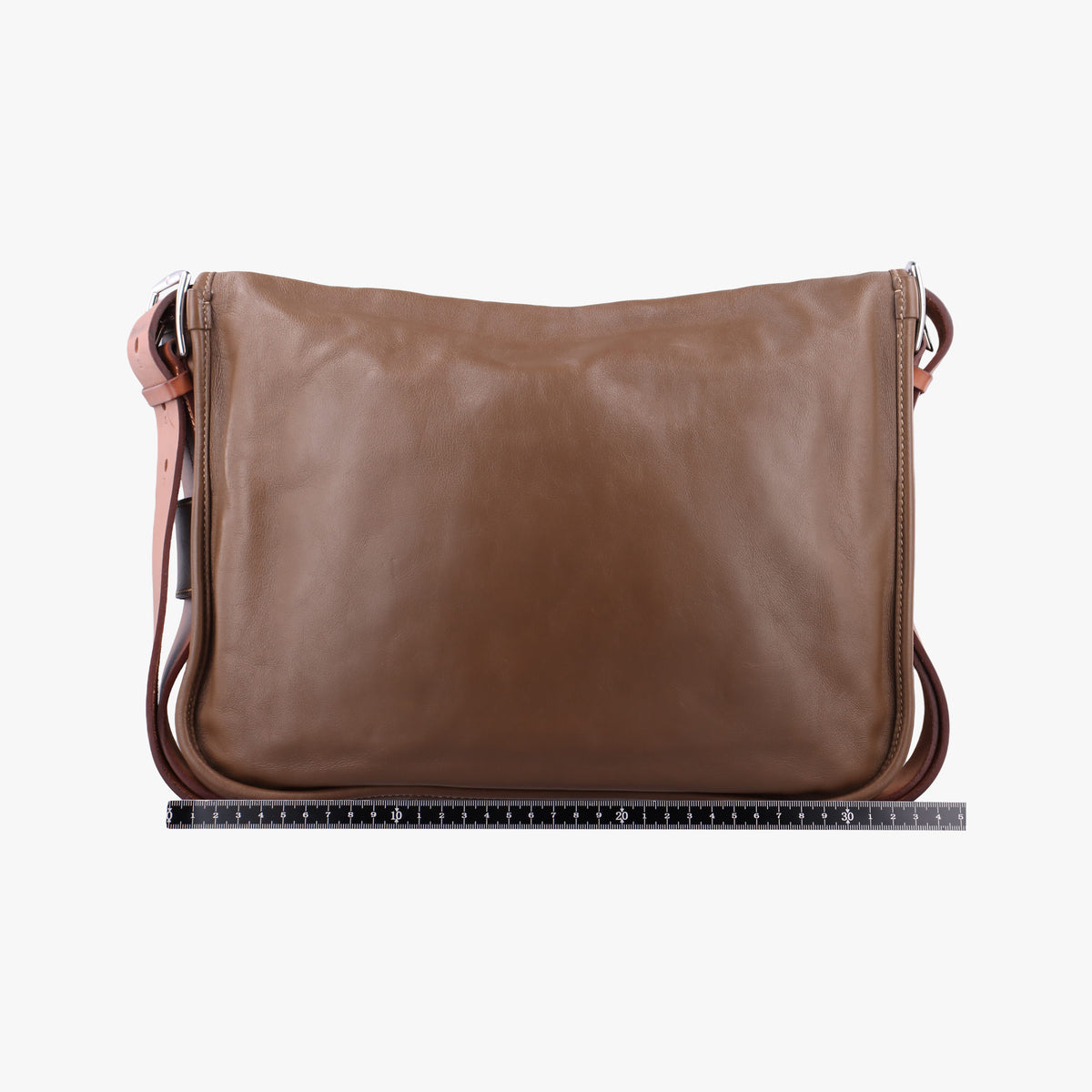 Secondhand Hermes Barda 30 Brown Sikkim  shoulderbag | stylenewstar