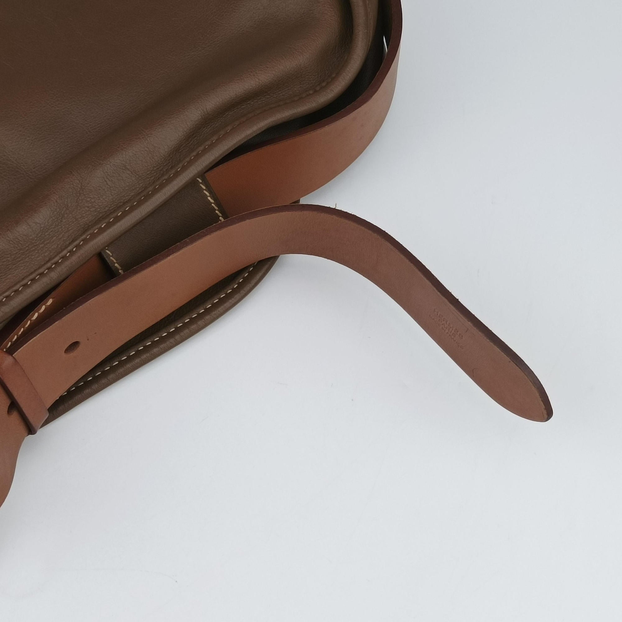 Secondhand Hermes Barda 30 Brown Sikkim  shoulderbag | stylenewstar
