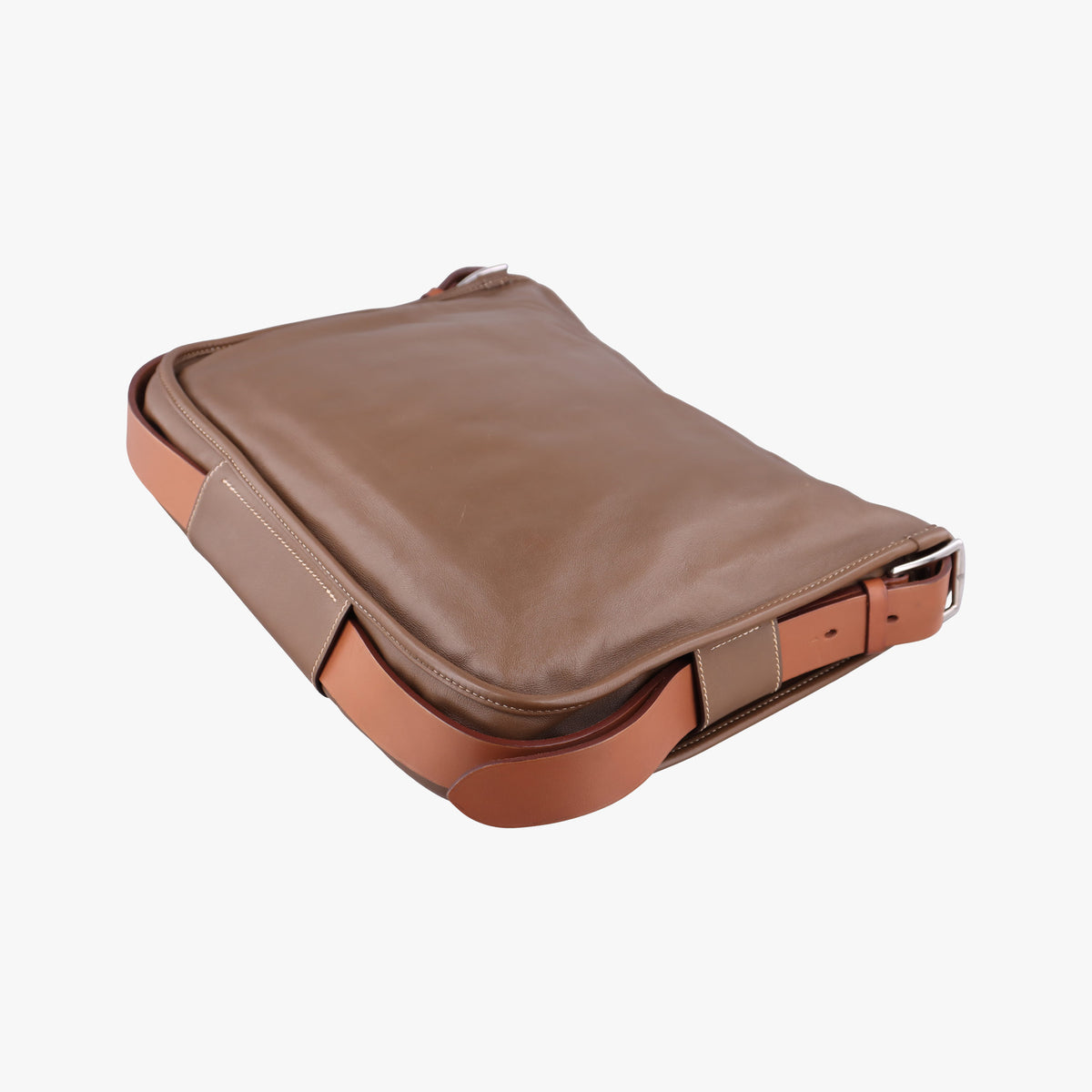 Secondhand Hermes Barda 30 Brown Sikkim  shoulderbag | stylenewstar