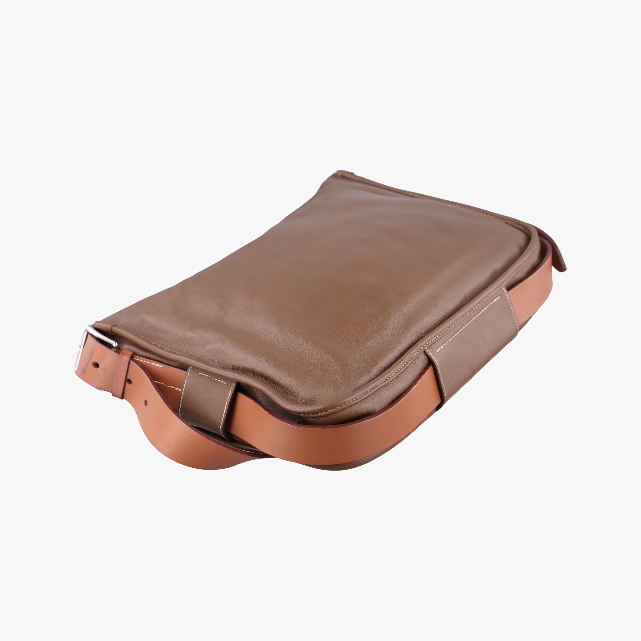 Secondhand Hermes Barda 30 Brown Sikkim  shoulderbag | stylenewstar