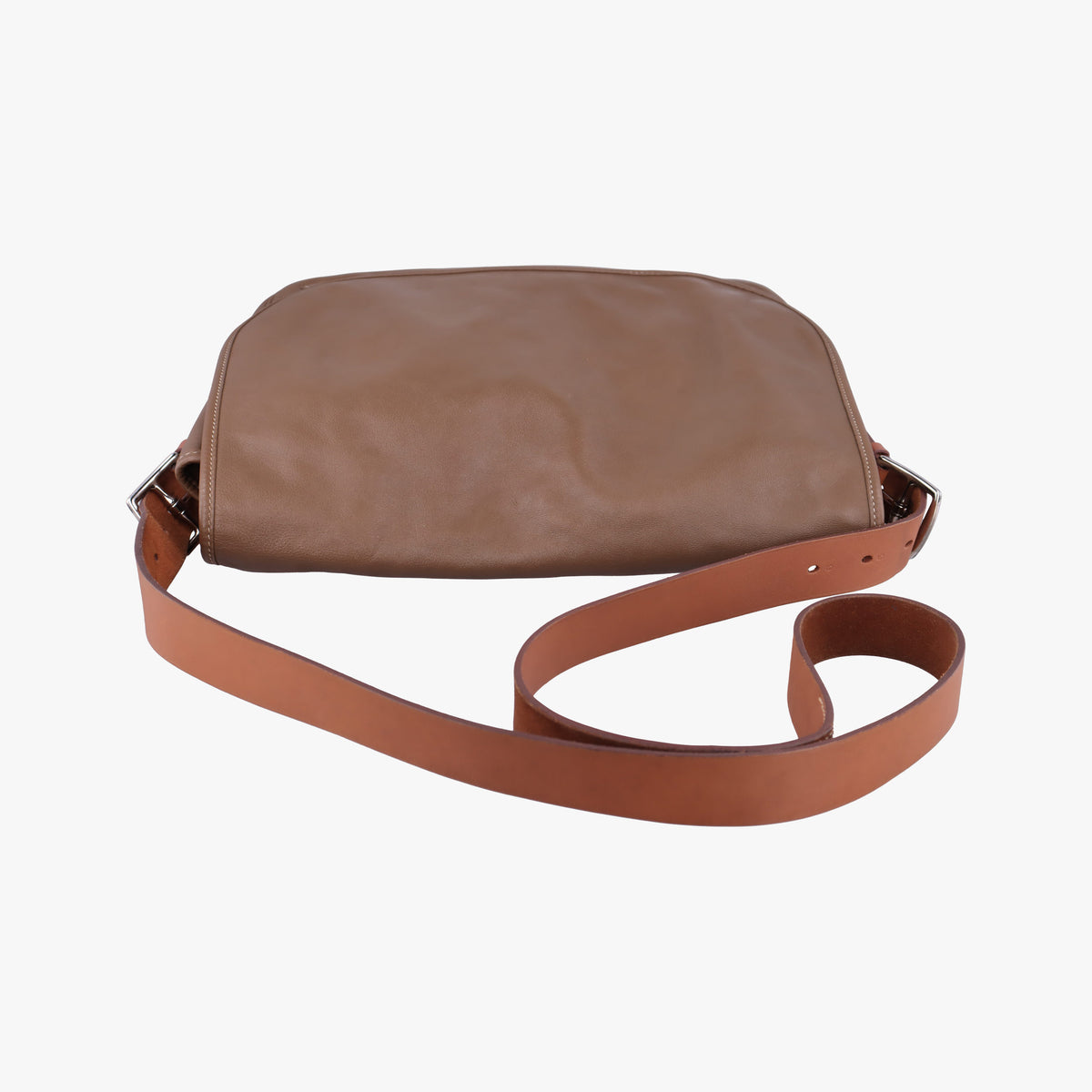 Secondhand Hermes Barda 30 Brown Sikkim  shoulderbag | stylenewstar