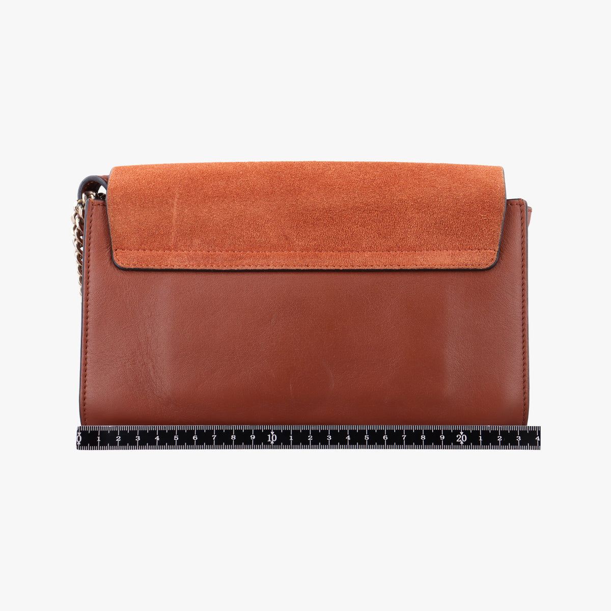 Pre-owned Chloe FAYE Brown Suede × leather  shoulderbag | stylenewstar