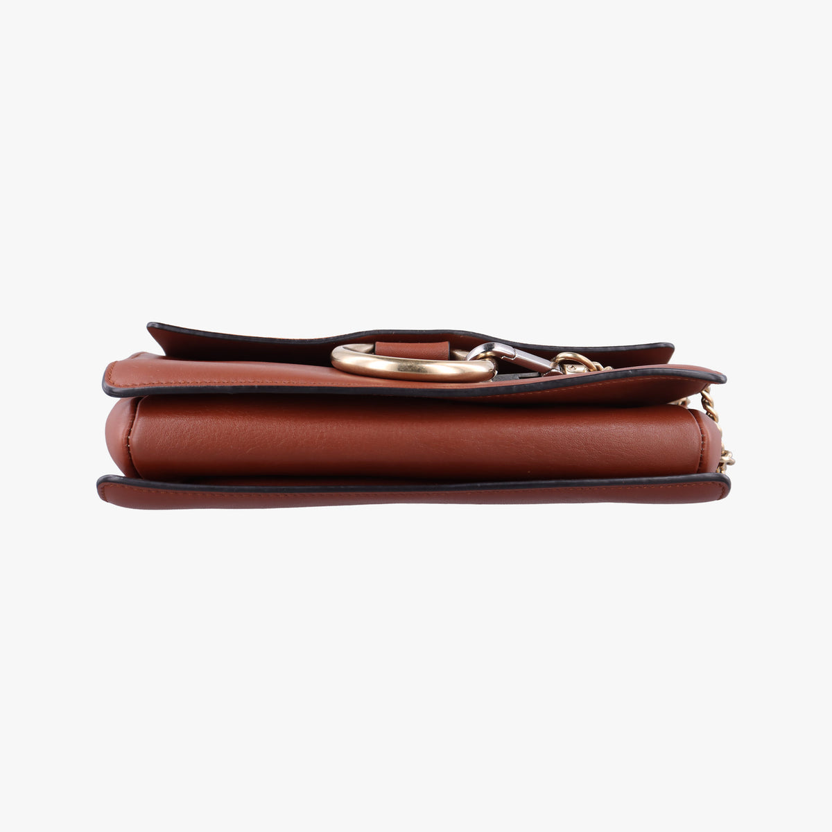 Pre-owned Chloe FAYE Brown Suede × leather  shoulderbag | stylenewstar