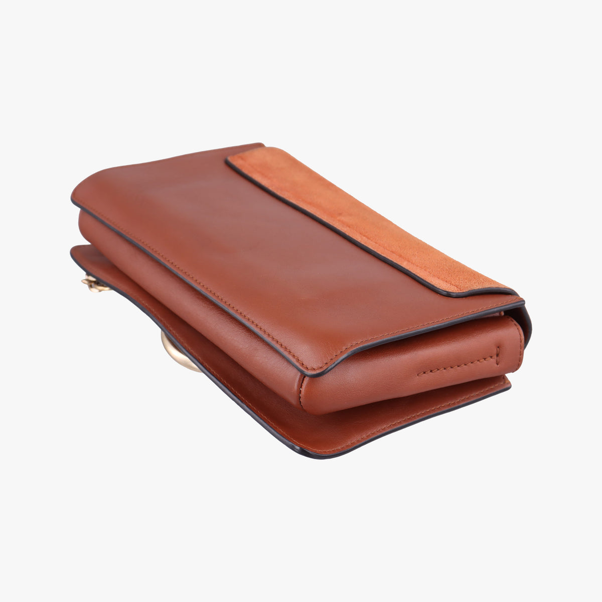Pre-owned Chloe FAYE Brown Suede × leather  shoulderbag | stylenewstar