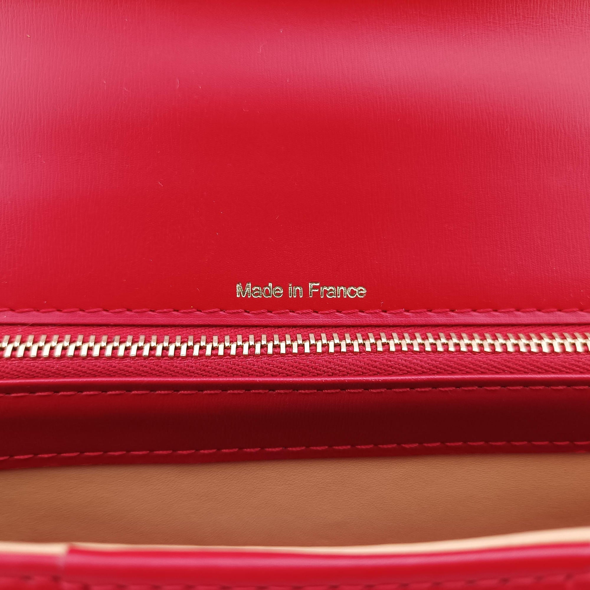 Pre-owned Delvaux Brillon MM Red leather  shoulderbag | stylenewstar